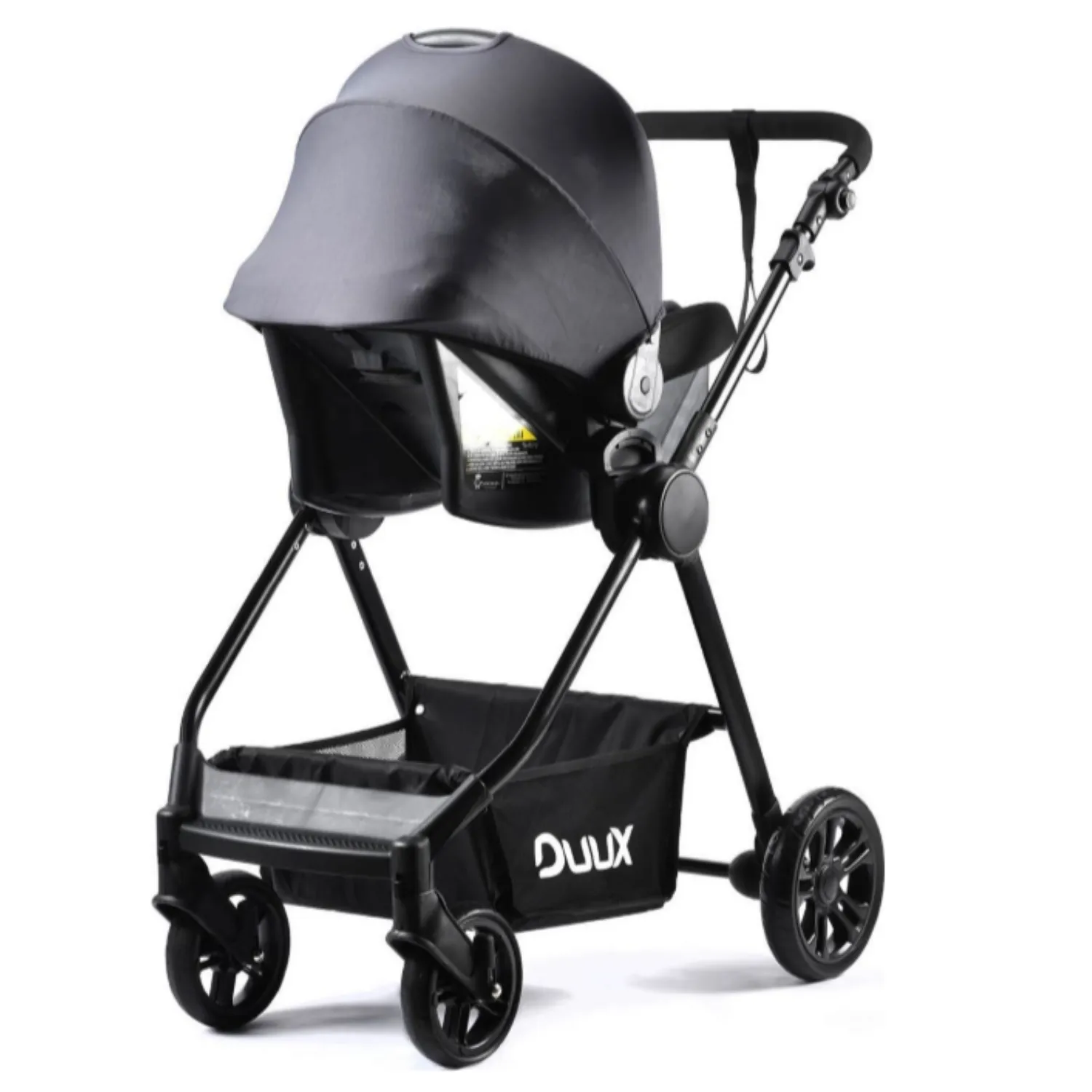 Duux Apex Plus Travel Sistem Bebek Arabası Siyah
