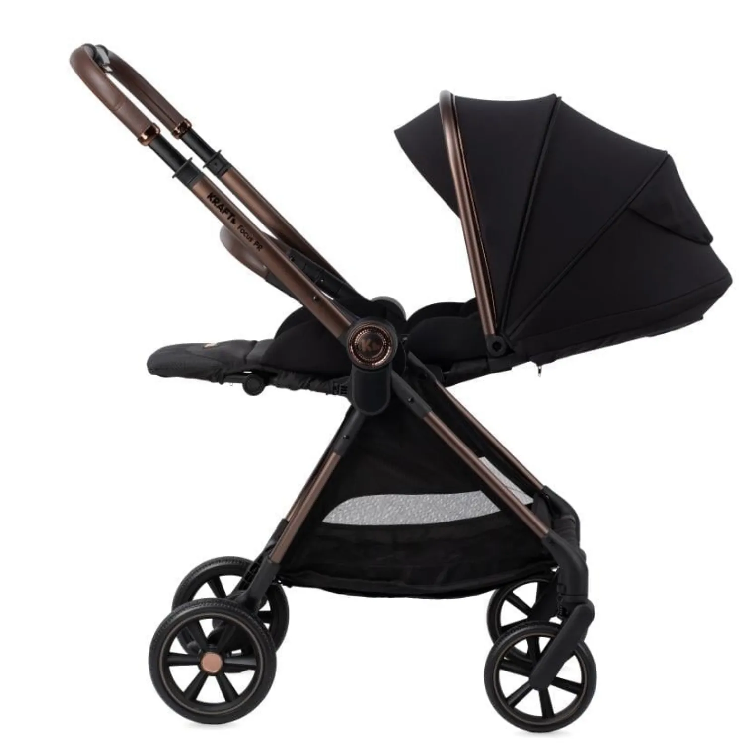 Kraft Focus Pr Travel Sistem Bebek Arabası Black