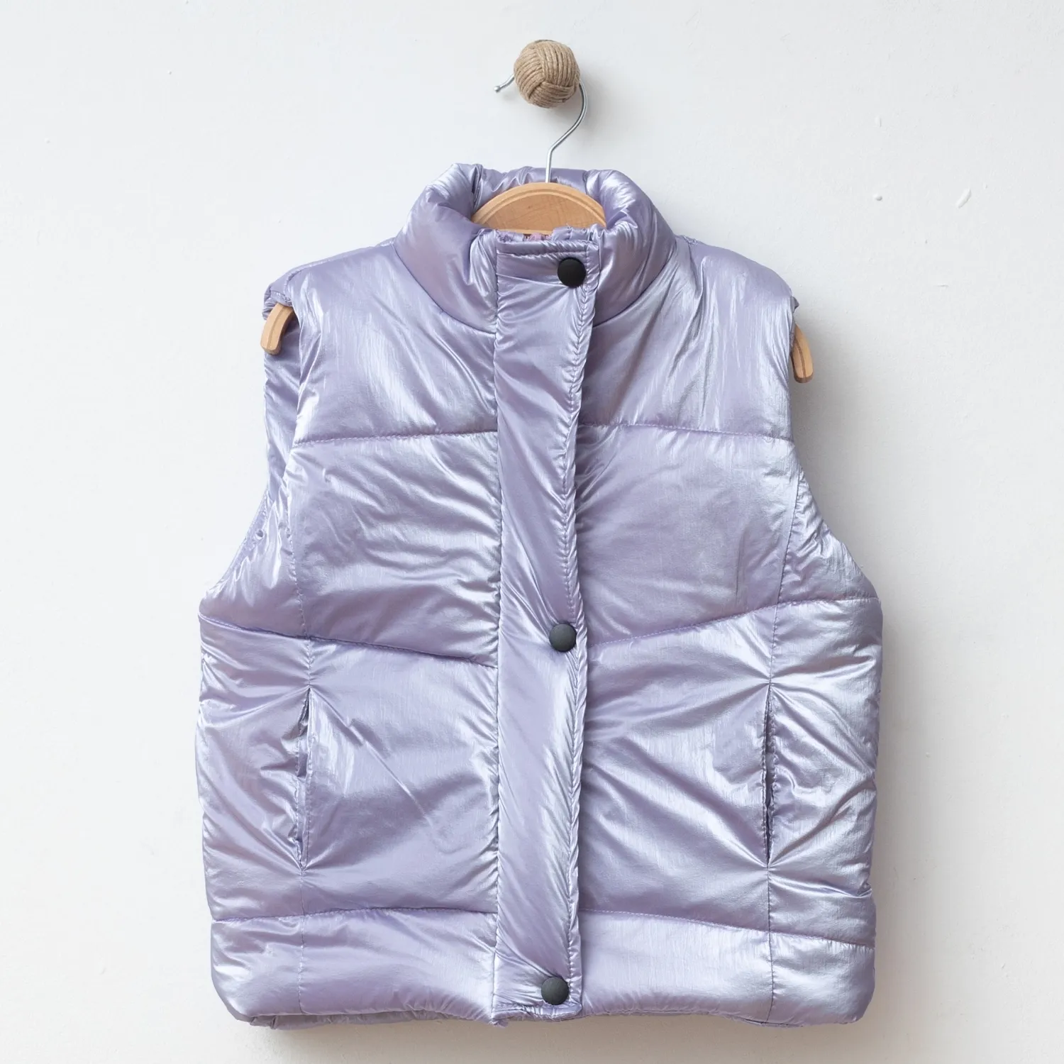 Ella Bonna Şişme Yelek Lila