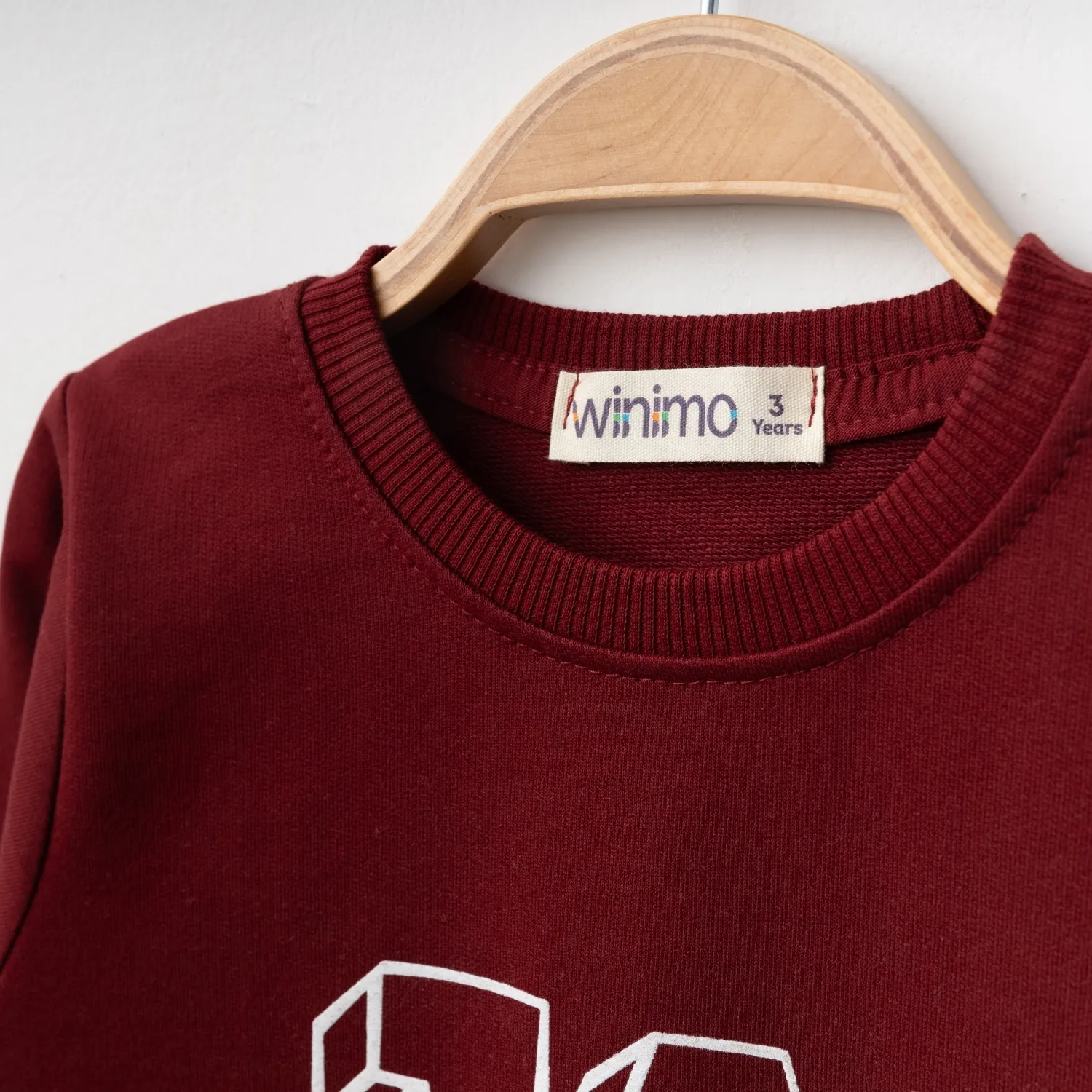 Winimo Sweatshirt W Baskılı Bordo