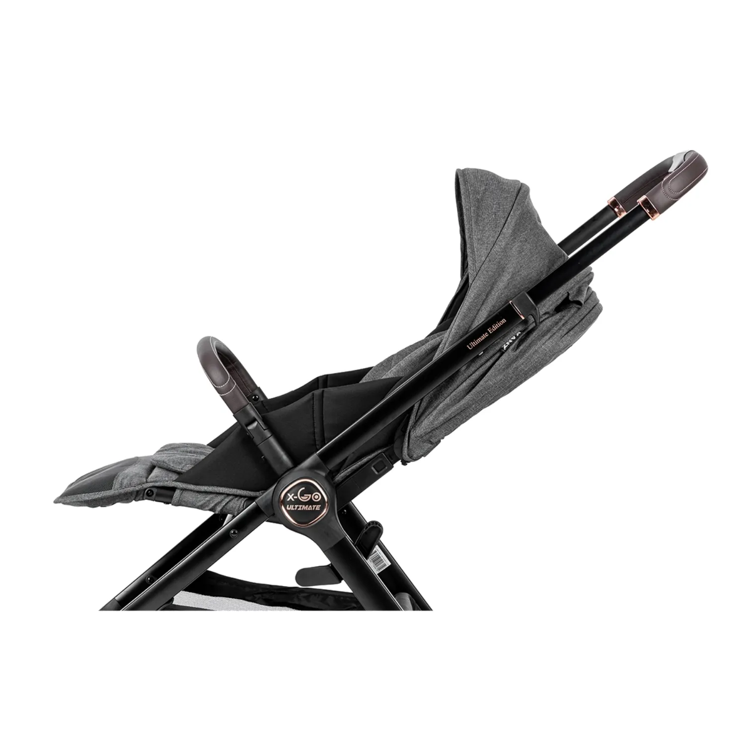 Kanz X-Go Ultimate Travel Sistem Bebek Arabası Rose Gold Gri