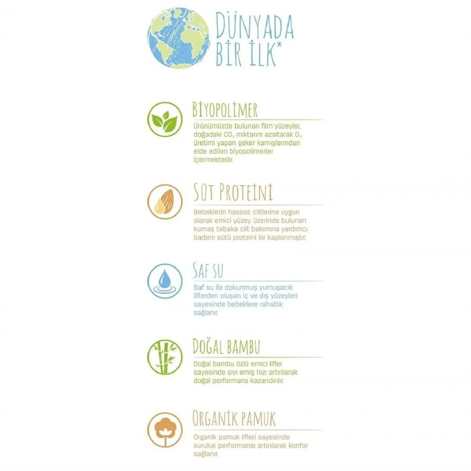 Sleepy Bebek Bezi Bio Natural 4 Beden Maxi 7-16 Kg 96lı