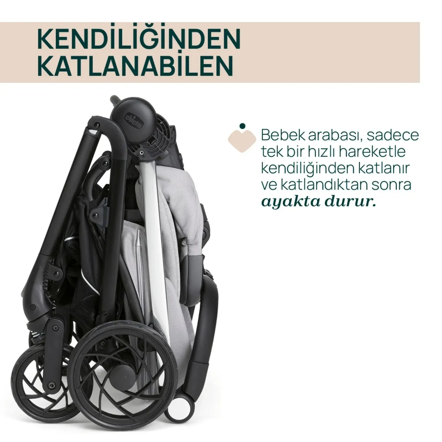 Chicco One4Ever Lounge Travel Sistem Bebek Arabası Sparkle Grey