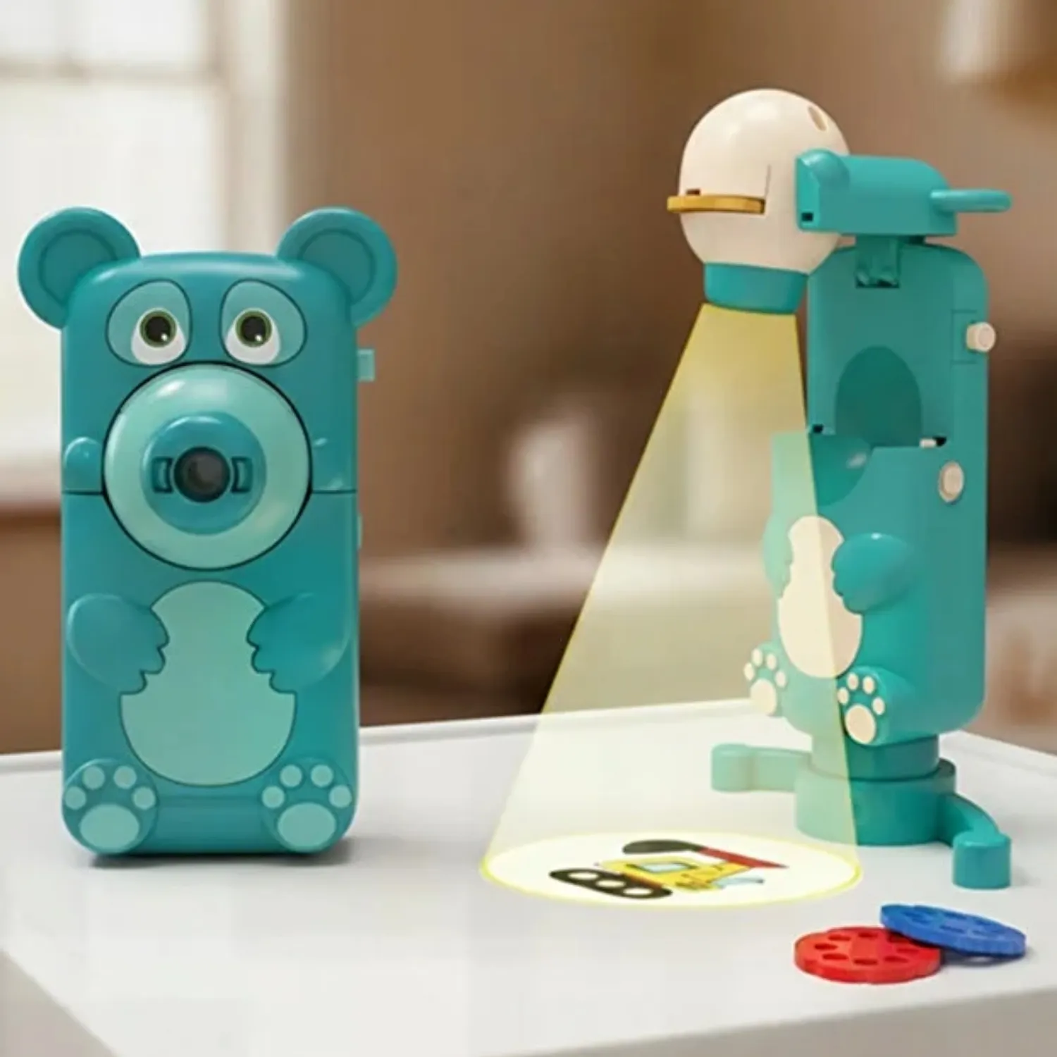 Gokidy Eğitici Projeksiyonlu Çizim Oyuncağı | 6 Renkli Slayt Diskli