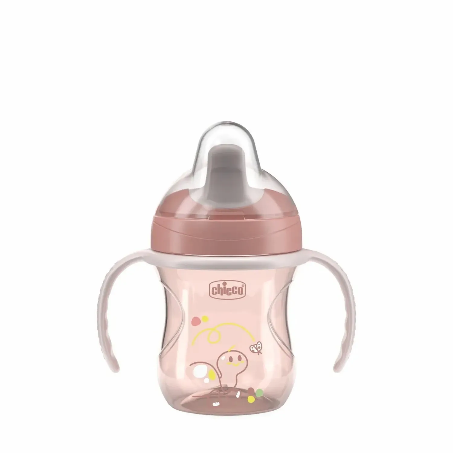 Chicco Yarı Yumuşak Uçlu Alıştırma Bardağı 6+ Ay Kız Yeni
