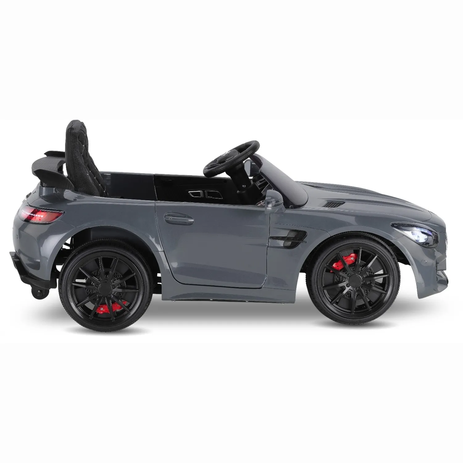 Babyhope 444 GTR Sport Akülü Araba Koyu Gri 12V