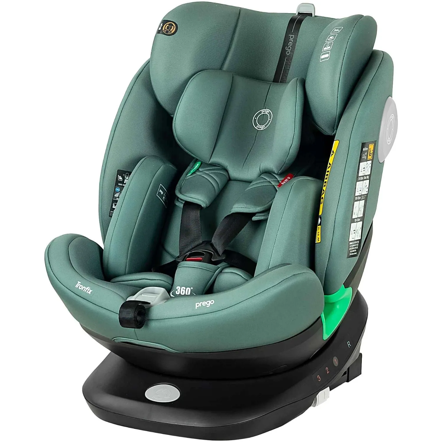 Prego Q9004 Tronfix I-Size Oto Koltuğu 0-36 Kg Yeşil