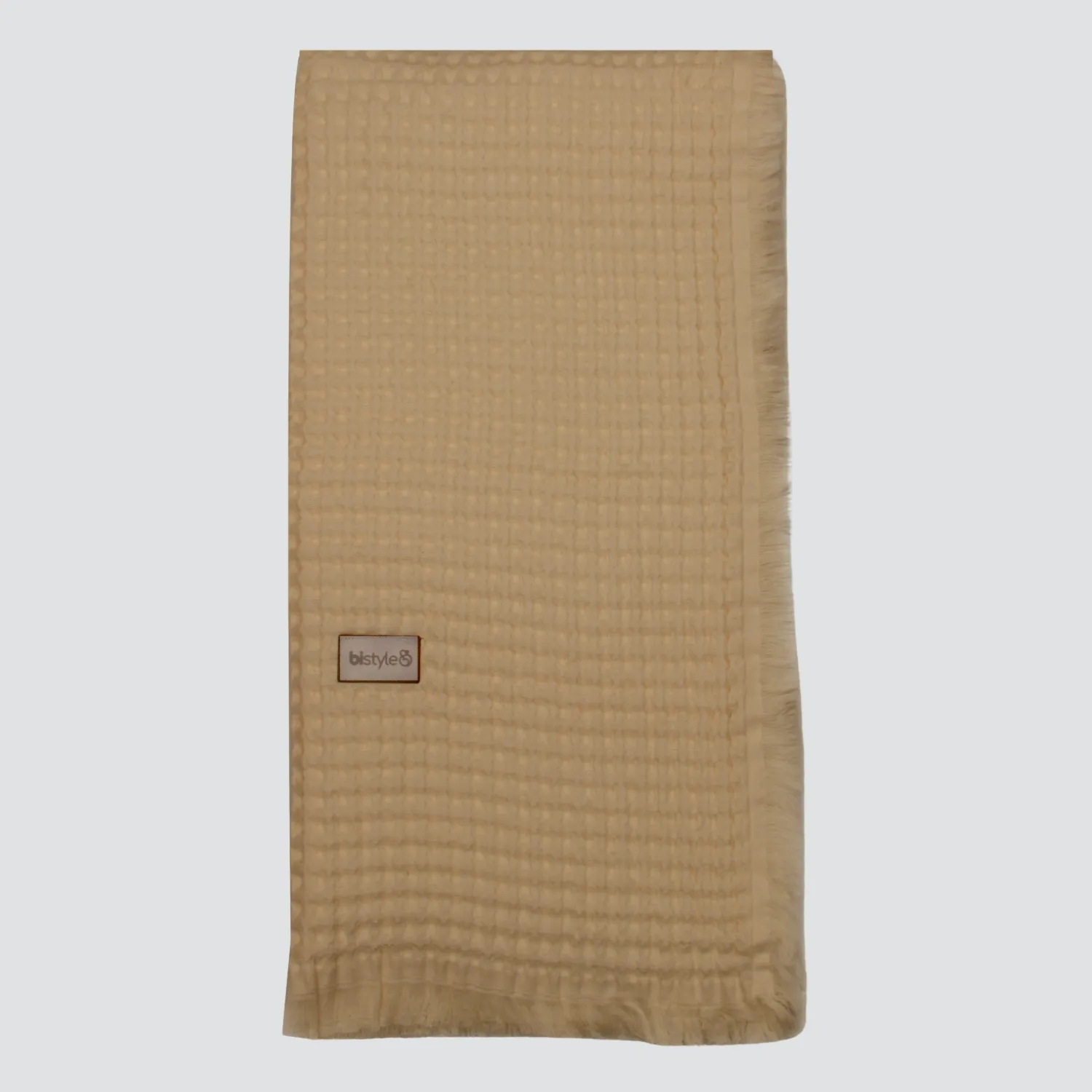 Bistyle Battaniye Pike Style Baby 110x110cm Bej