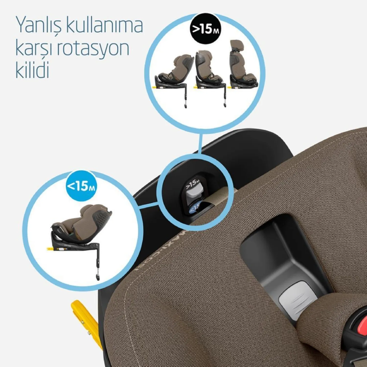 Maxi Cosi Emerald 360 Pro Slidetech Oto Koltuğu 0-36 Kg Authentic Truffle