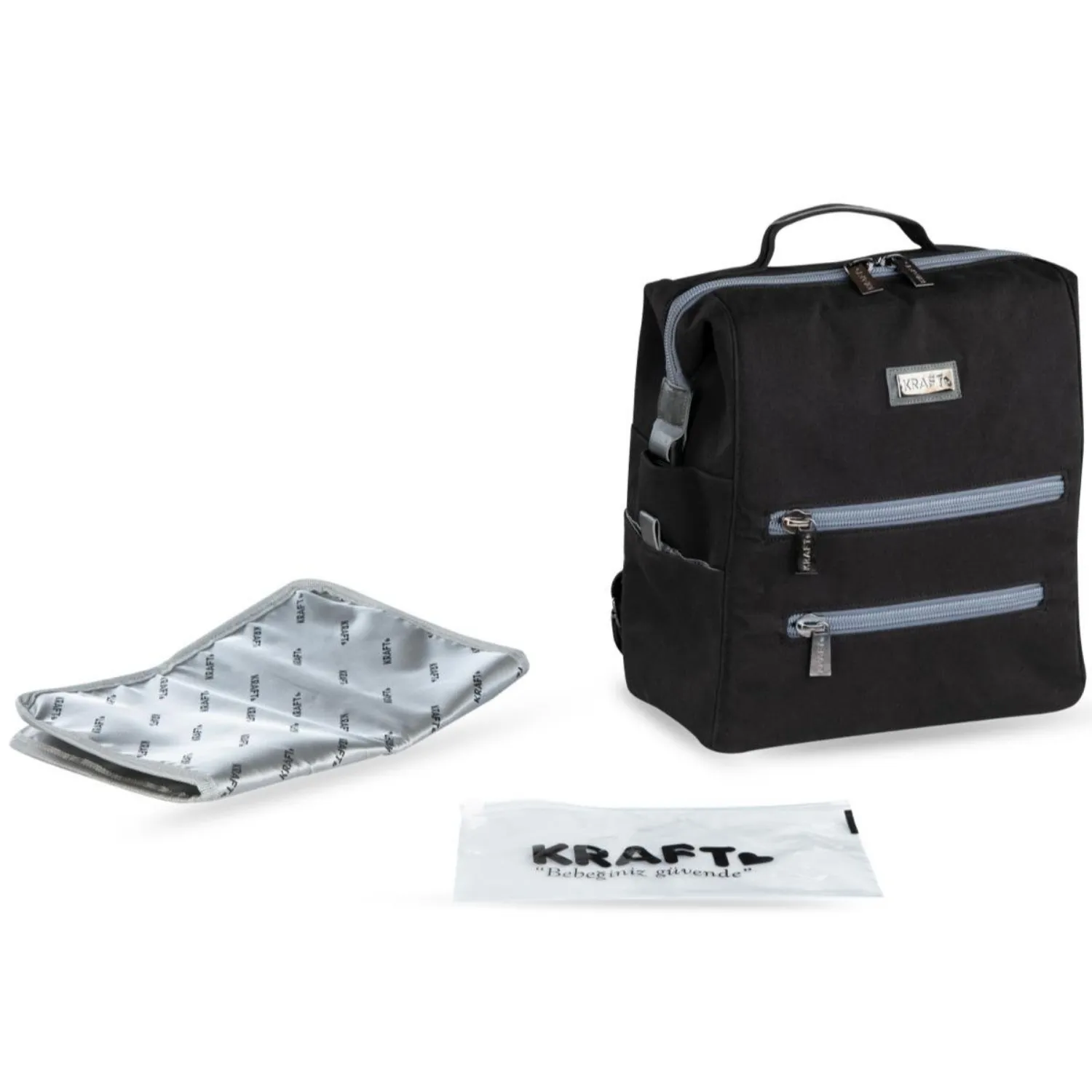 Kraft Lily Bebek Bakım Çantası Siyah