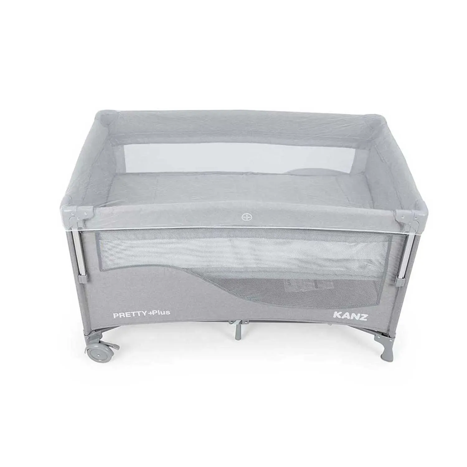 Kanz Pretty Plus Yatak Hediyeli Anne Yanı Oyun Parkı 70x120 cm Gri