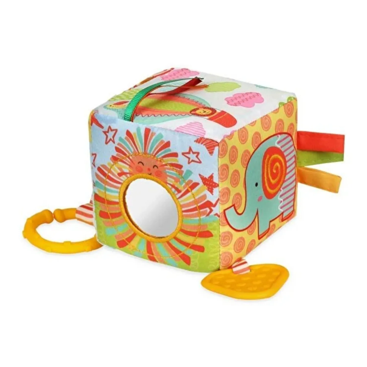 Carnival Baby&Kids Orman Arkadaşları Duyusal Yumuşak Askılı Aktivite Küpü 
