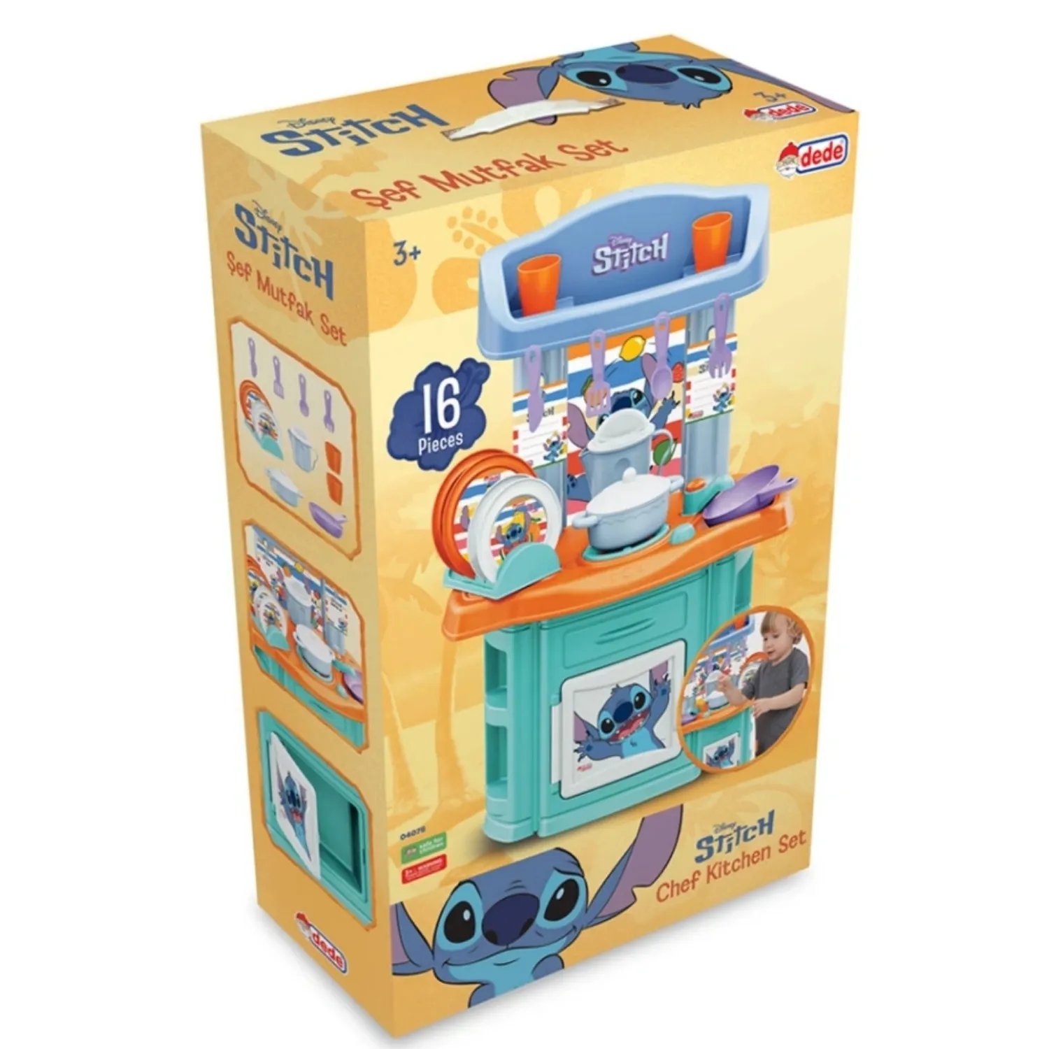 Dede Stitch Şef Mutfak Set