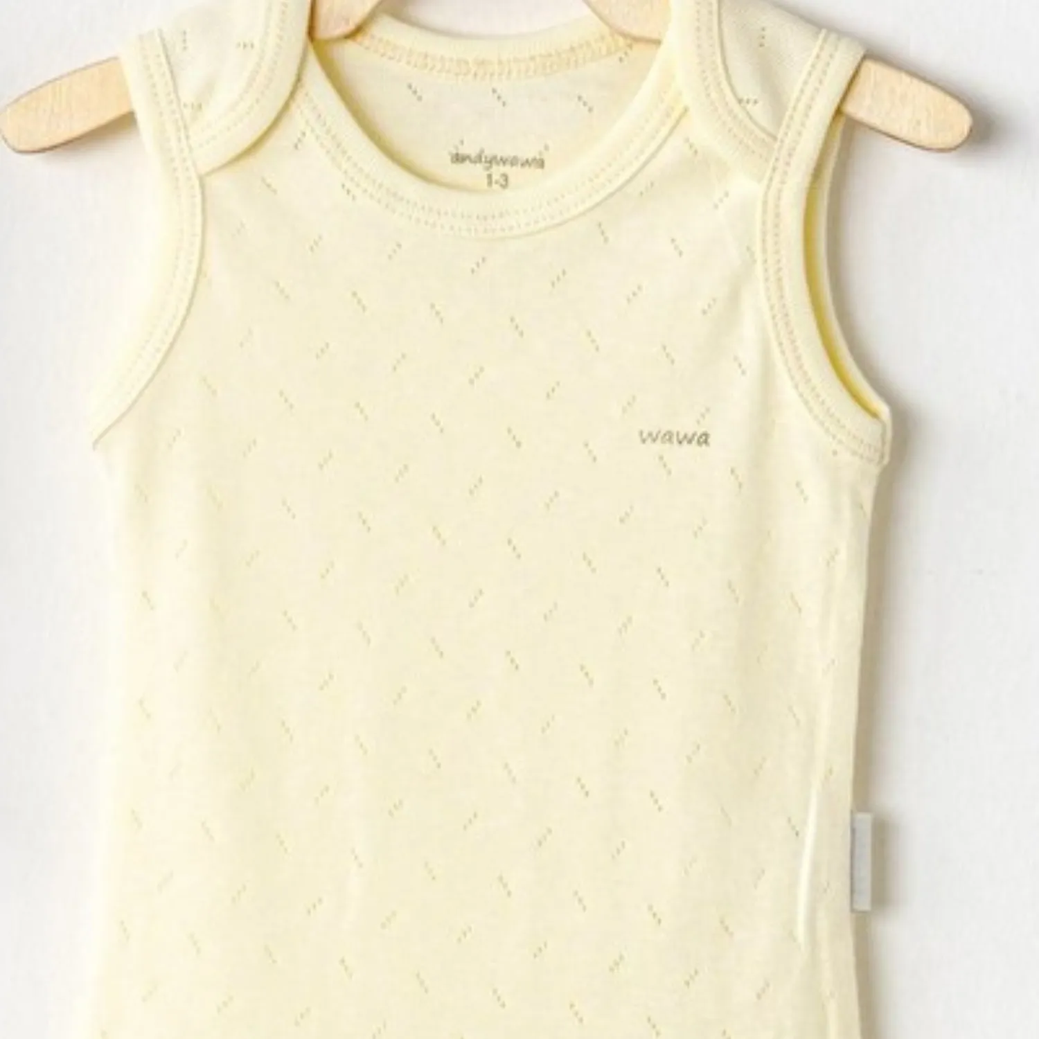Andy Wawa Atlet Body 2li Jakarlı Basic Sarı - Beyaz
