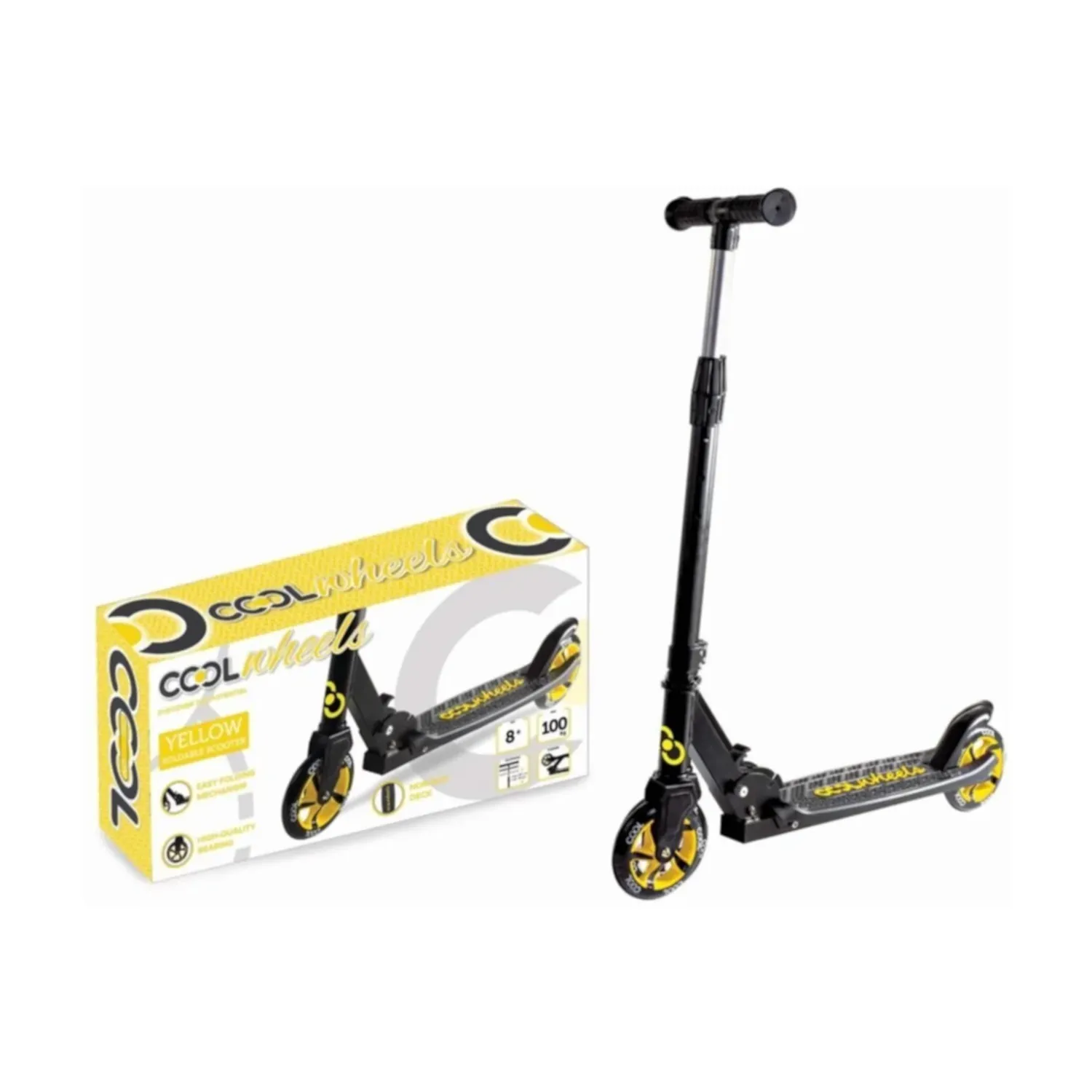 Cool Wheels 2 Tekerlekli Scooter 8+ Sarı