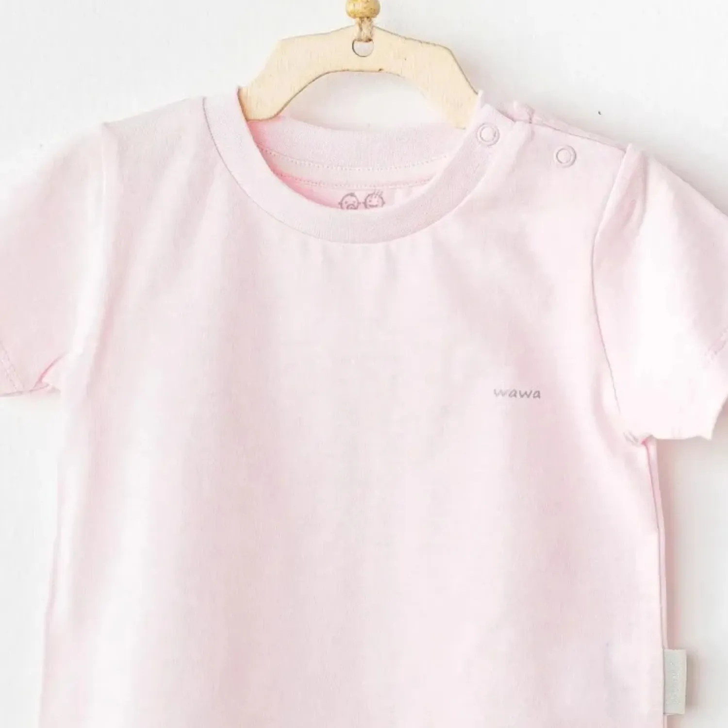 Andy Wawa T-Shirt Casual Pembe