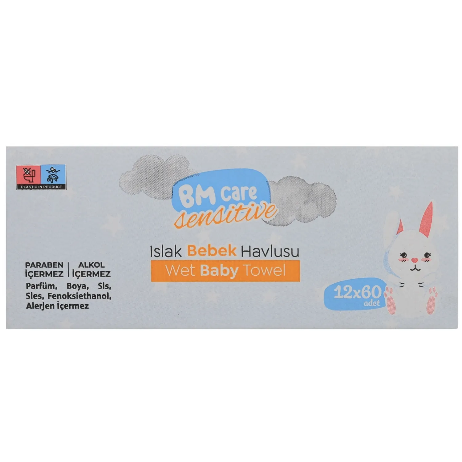 Bm Care Sensitive Islak Mendil 12x60lı