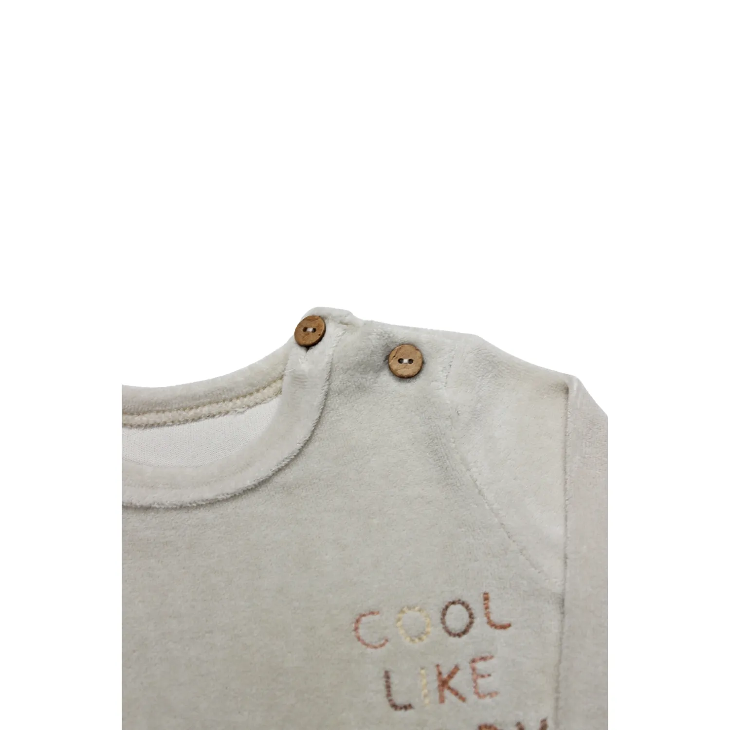 Bistyle 2li Takım Kadife Cool Daddy Bej - Mint