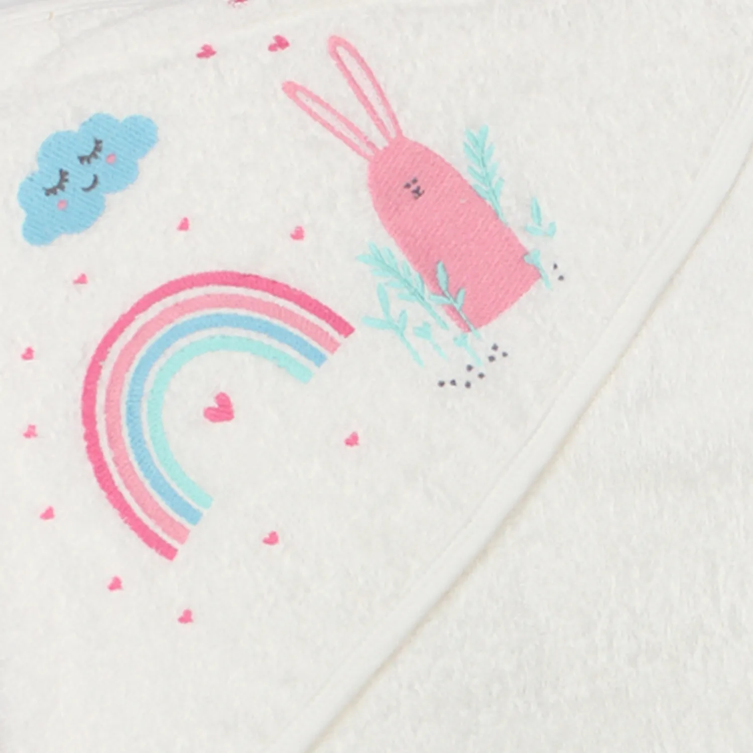 Bistyle Havlu Luluco Rainbow 75x75cm Ekru