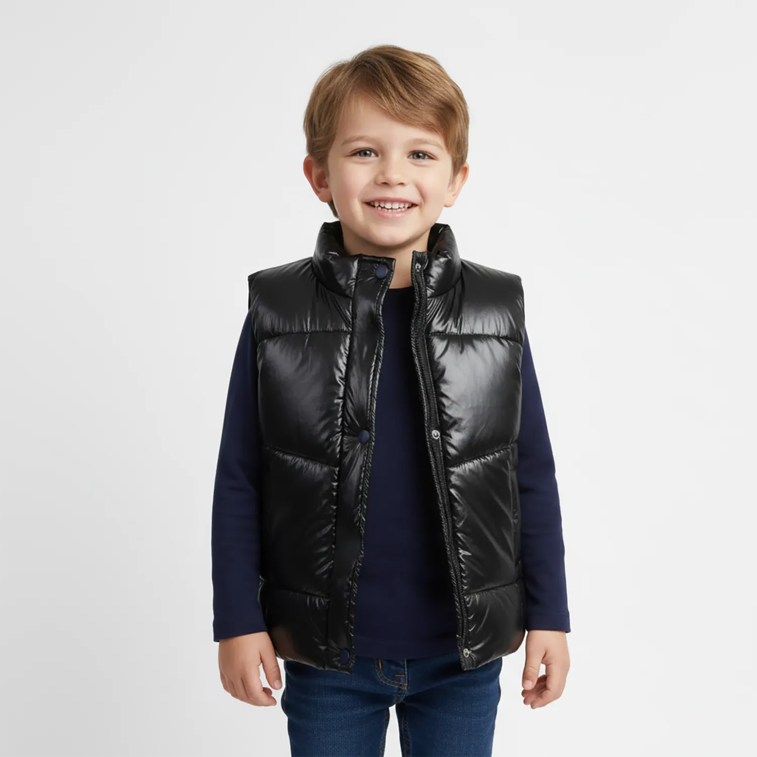 Ella Bonna Şişme Yelek Siyah