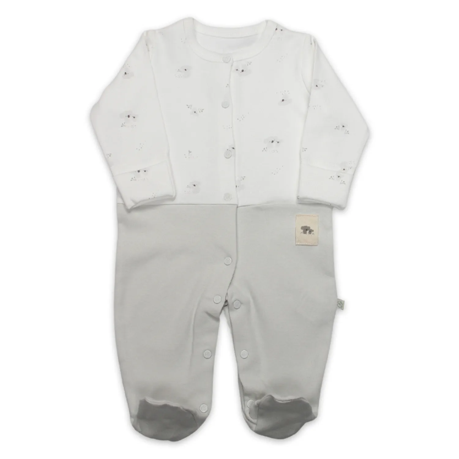 Bistyle Tulum Little Koala Gri - Sarı - Ekru Bistyle Tulum Little Koala Gri - Sarı - Ekru