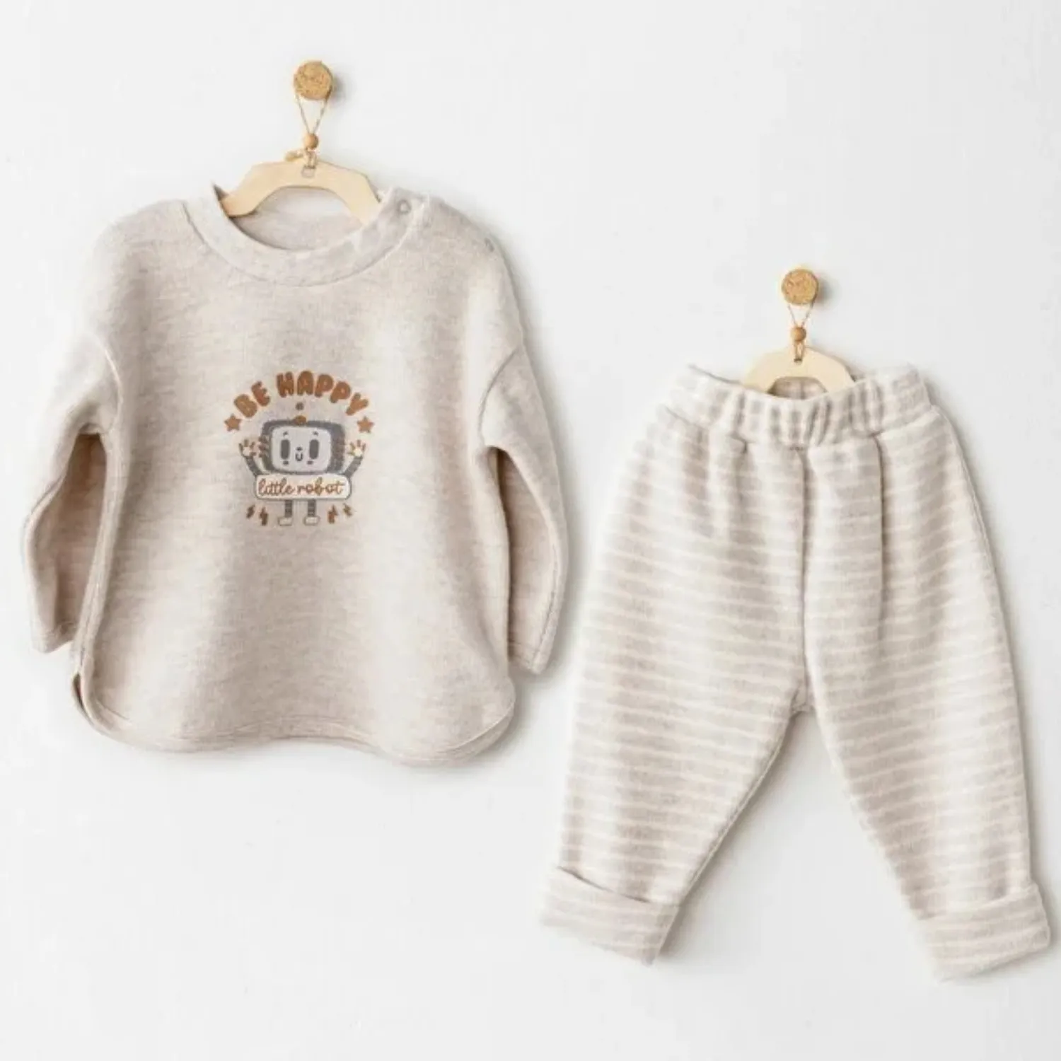 Andy Wawa 2li Takım Casual Bej