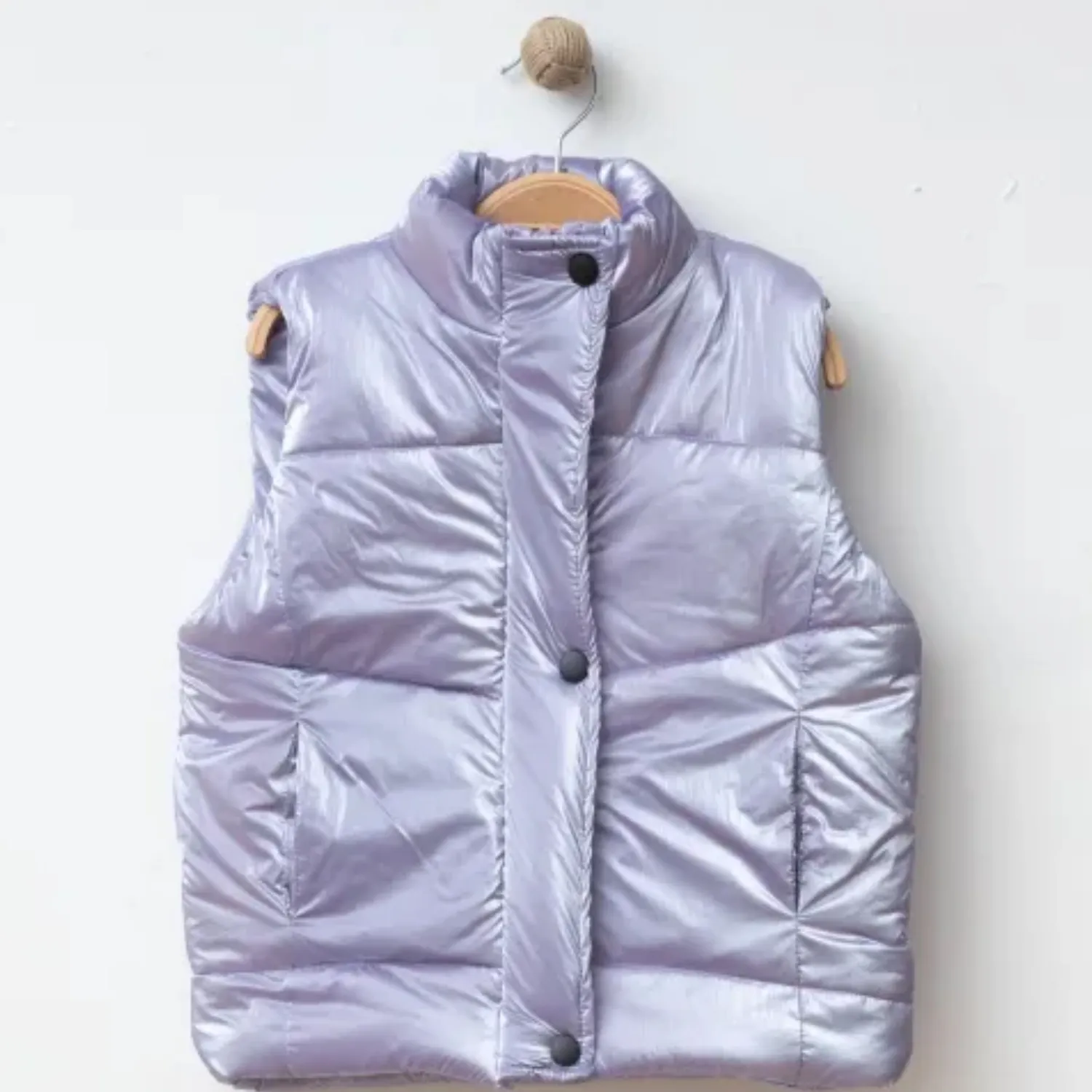 Ella Bonna Şişme Yelek Lila