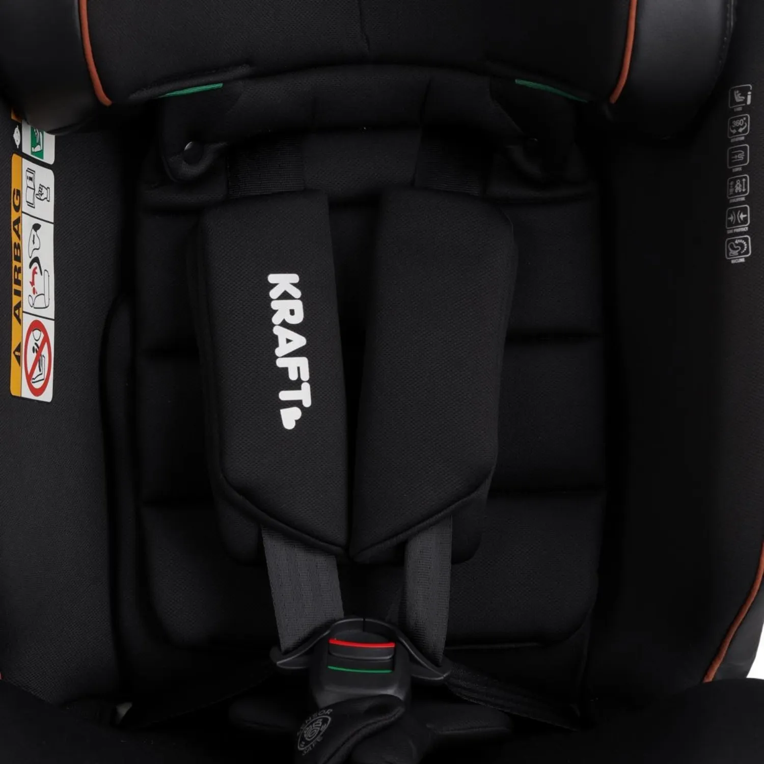 Kraft Galler I-Size Oto Koltuğu 0-36 Kg Koyu Gri