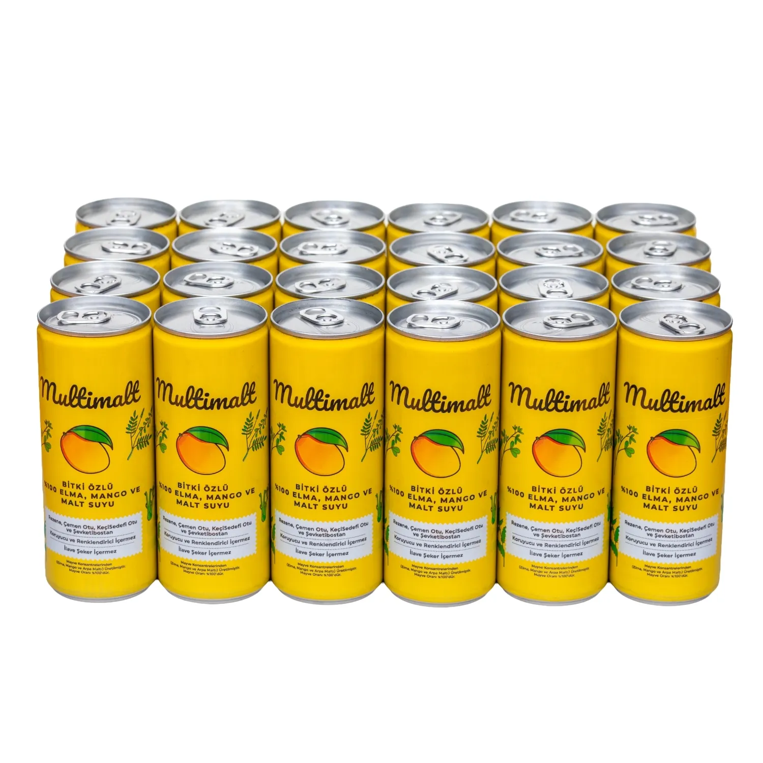 Multimalt Bitki Özlü %100 Elma,Mango Ve Malt Suyu 250 ml*24