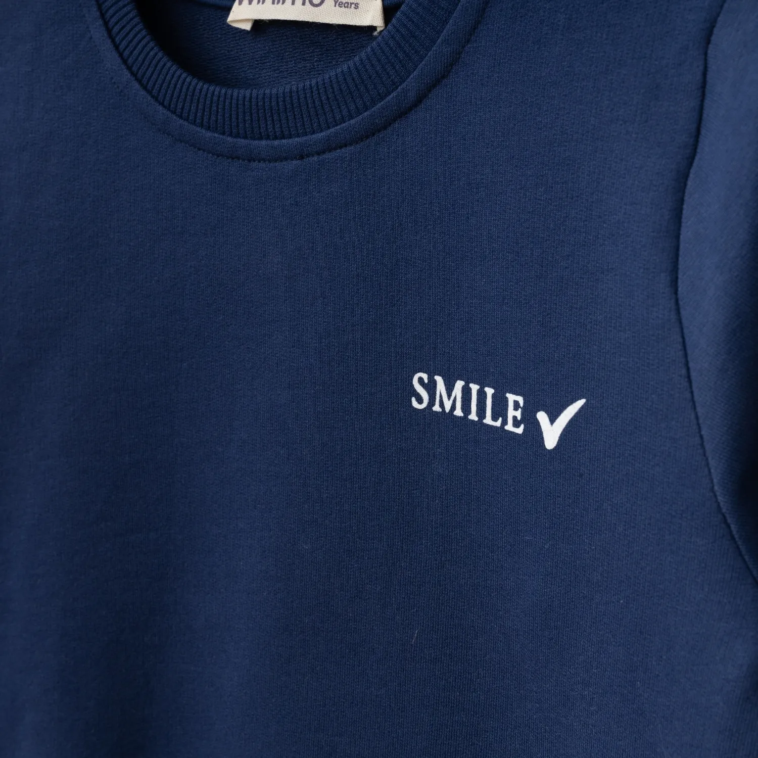 Winimo 2li Takım Smile Smile Baskılı Lacivert