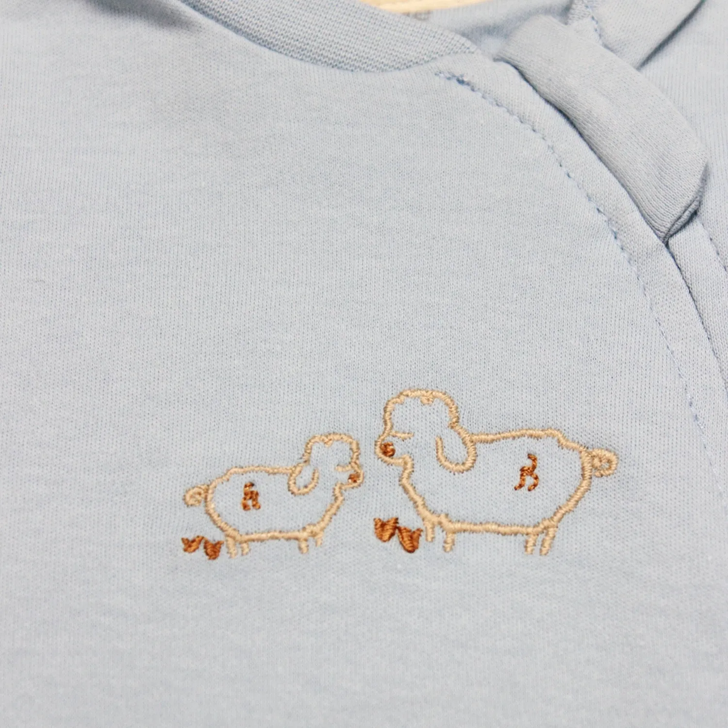 Bistyle Tulum Fermuarlı Curly Sheep Mavi