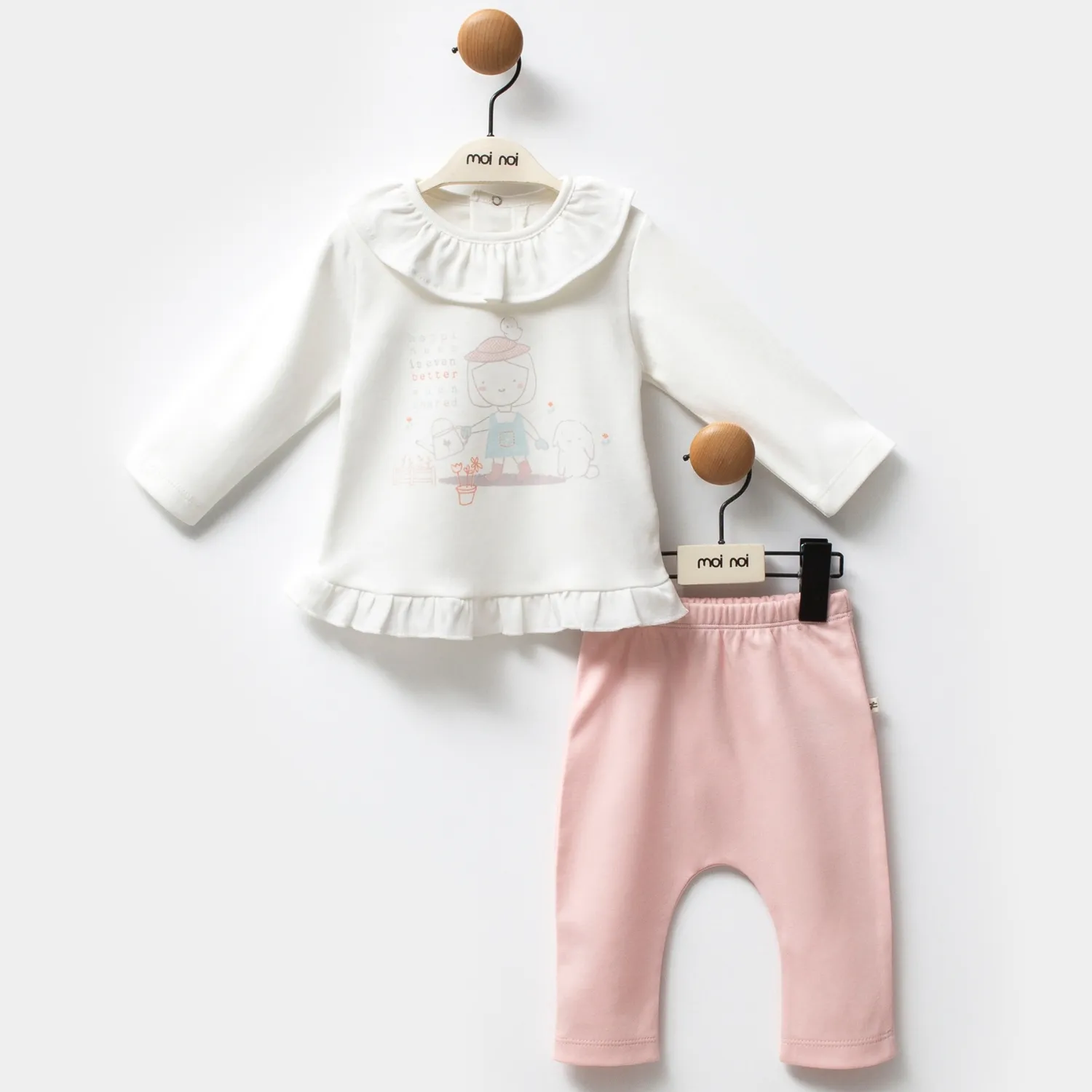 Moi Noi 2li Takım Kuzu Ekru