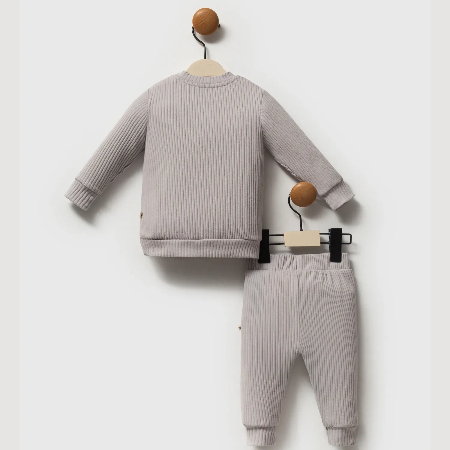 Moi Noi 2li Takım Raporlu Gri