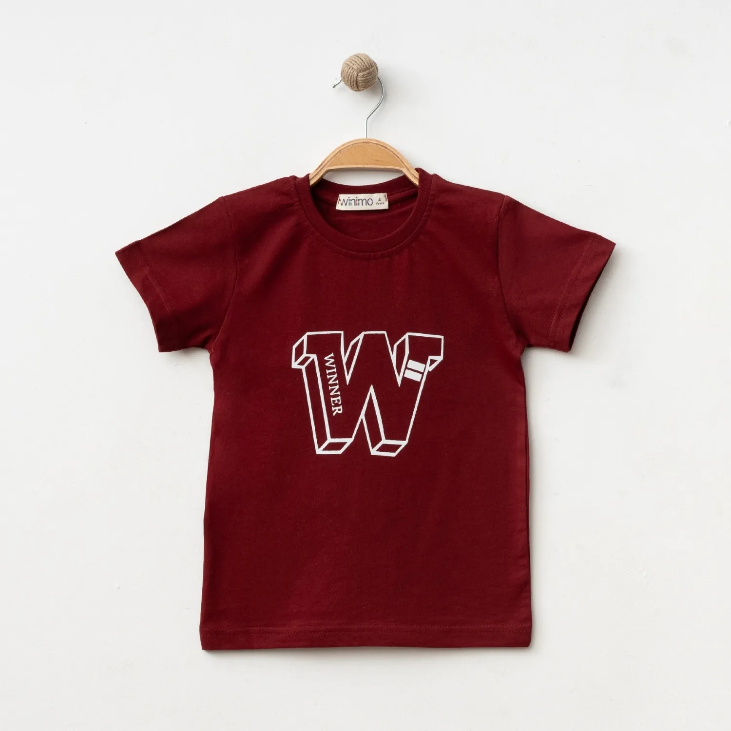 Winimo T-Shirt W Baskılı Bordo
