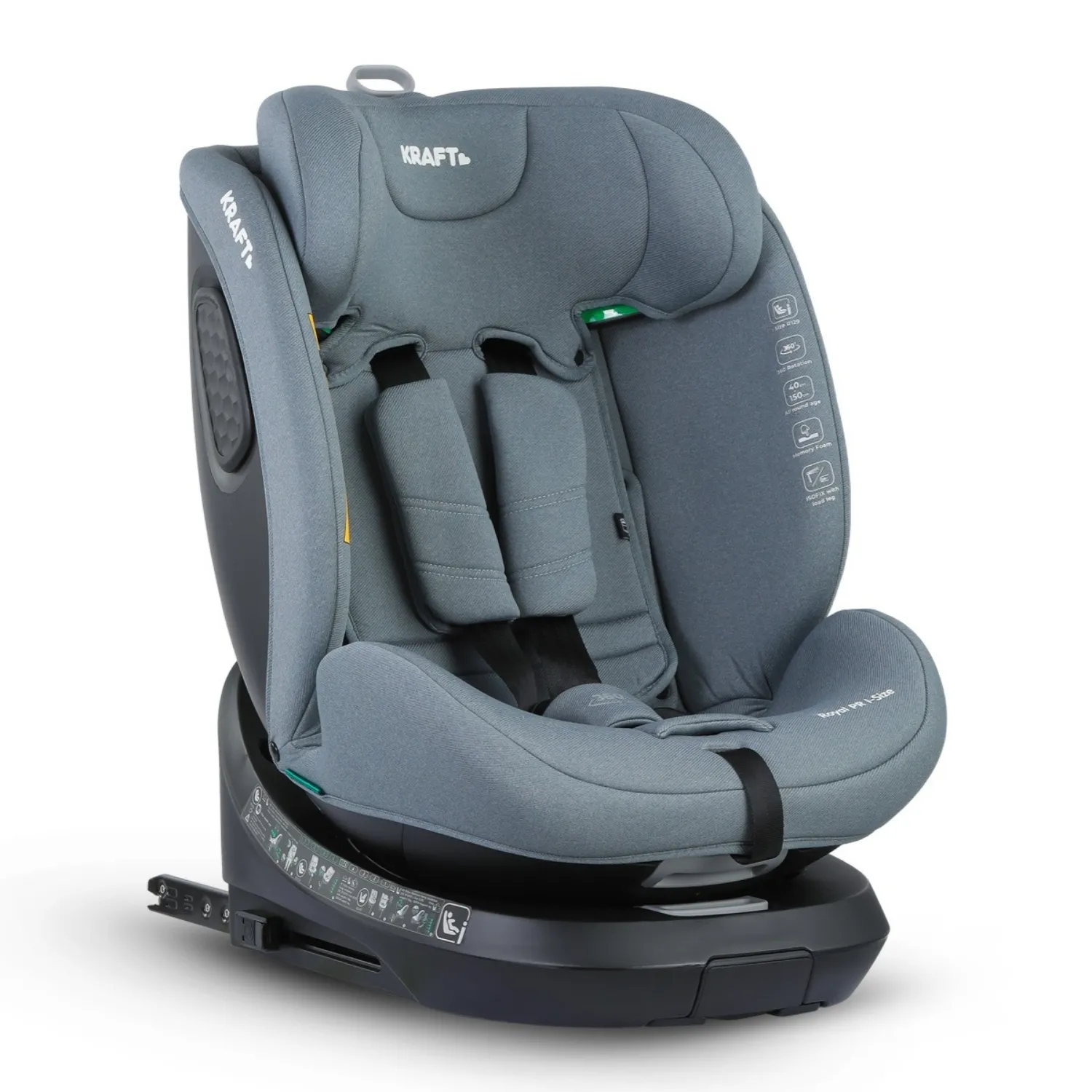 Kraft Royal Pr Oto Koltuğu 0-36 Kg Light Grey
