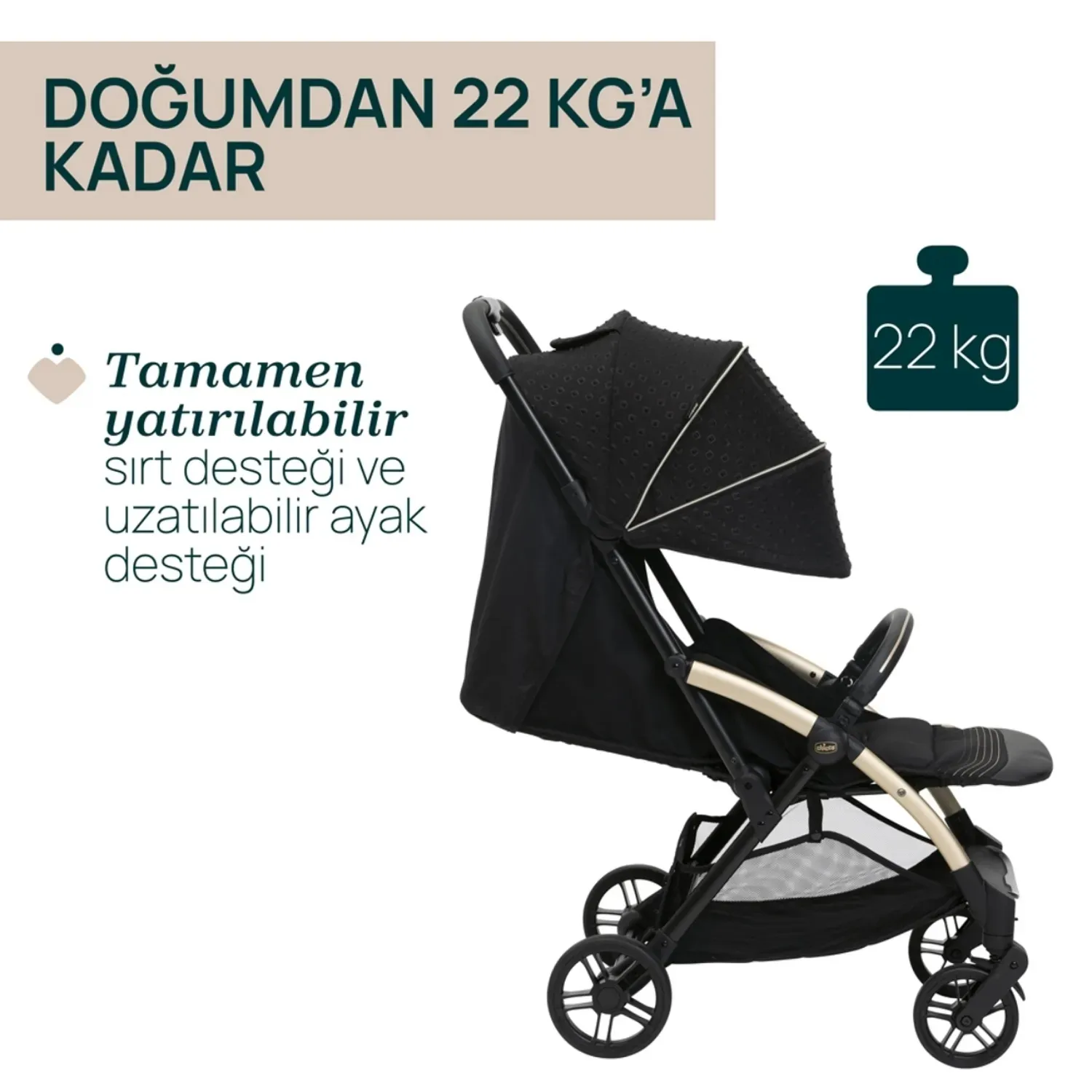 Chicco Goody XPlus Kabin Travel Sistem Bebek Arabası Dark Shadow