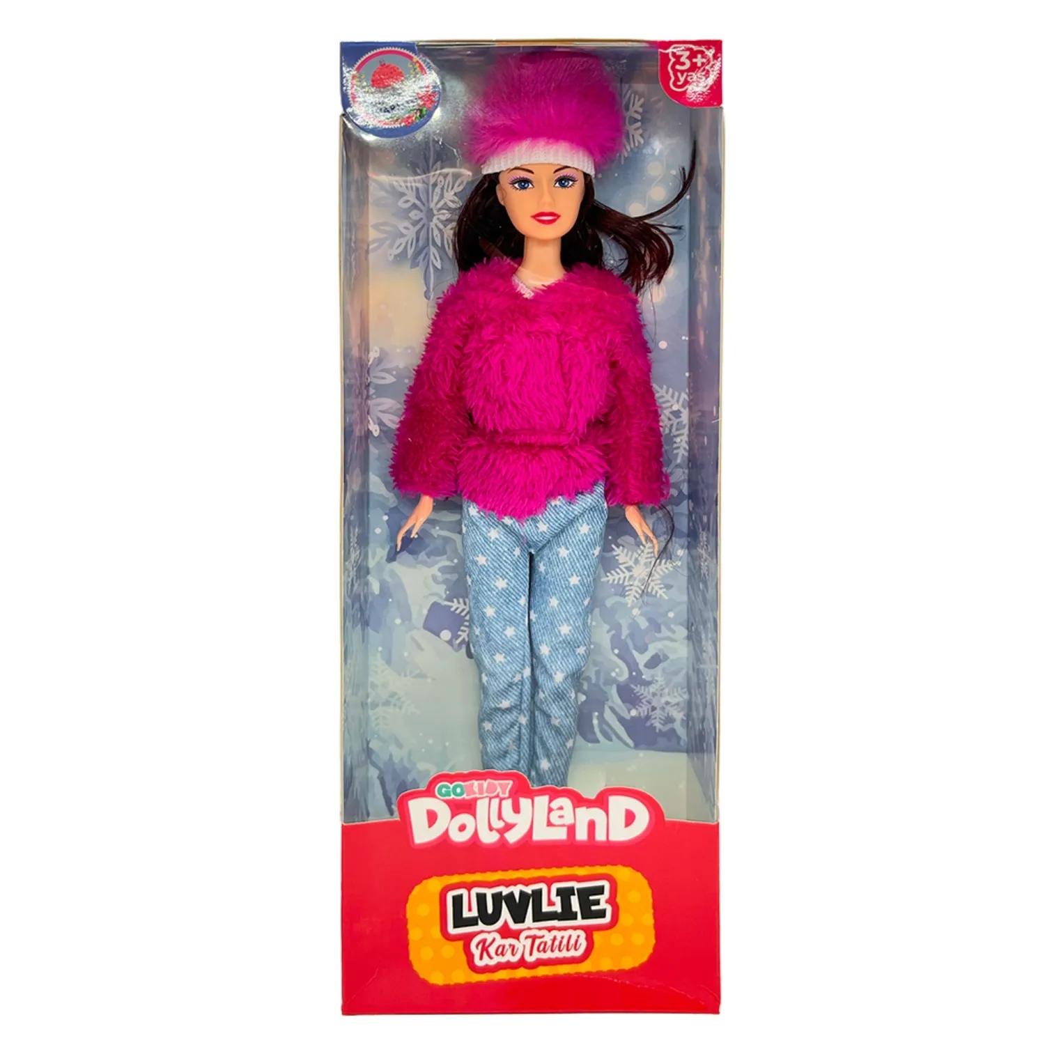 Manken Bebek Kışlık Elbise Kutulu