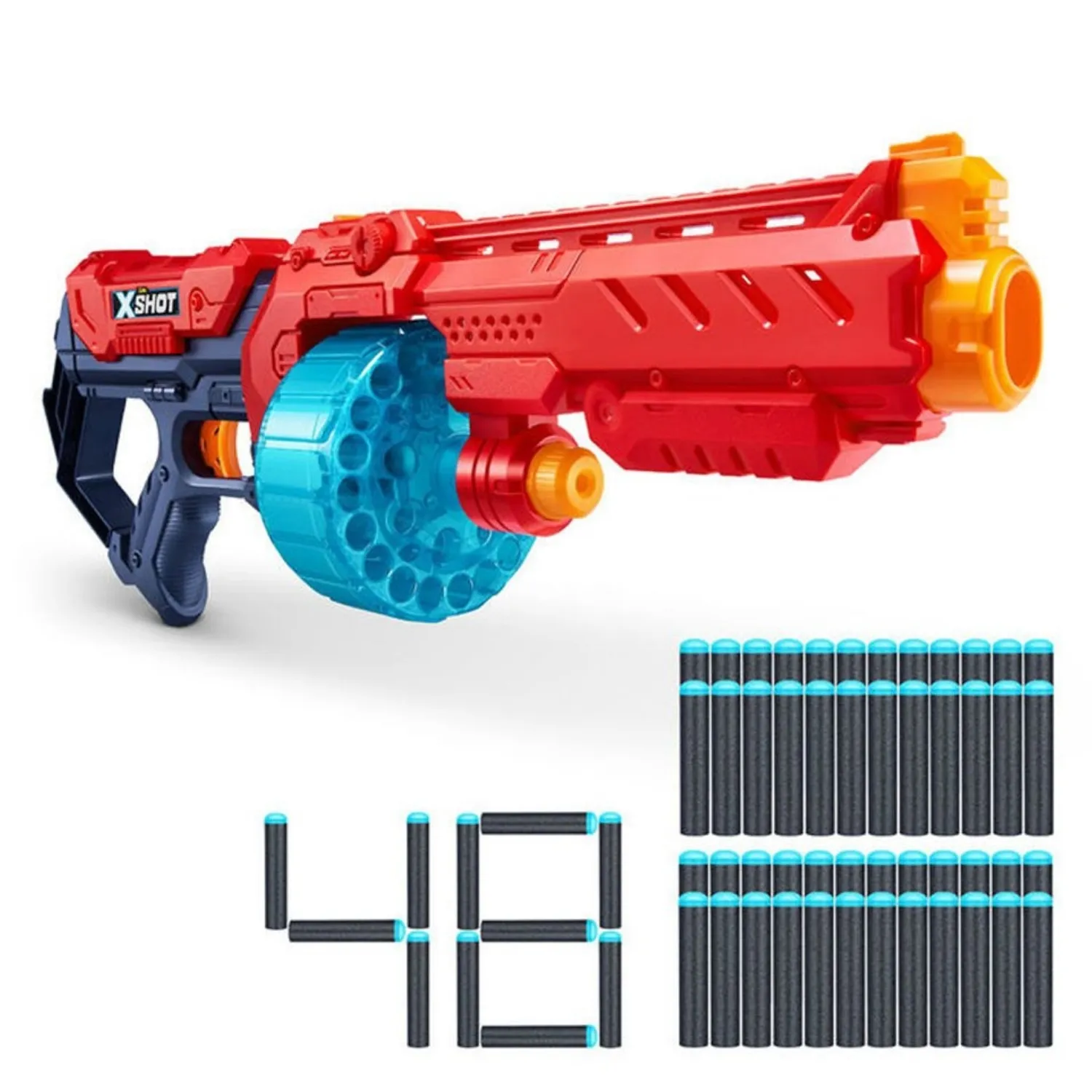 X-Shot-Silah Sünger Atan Excel-Turbo Fıre 48 Mermili
