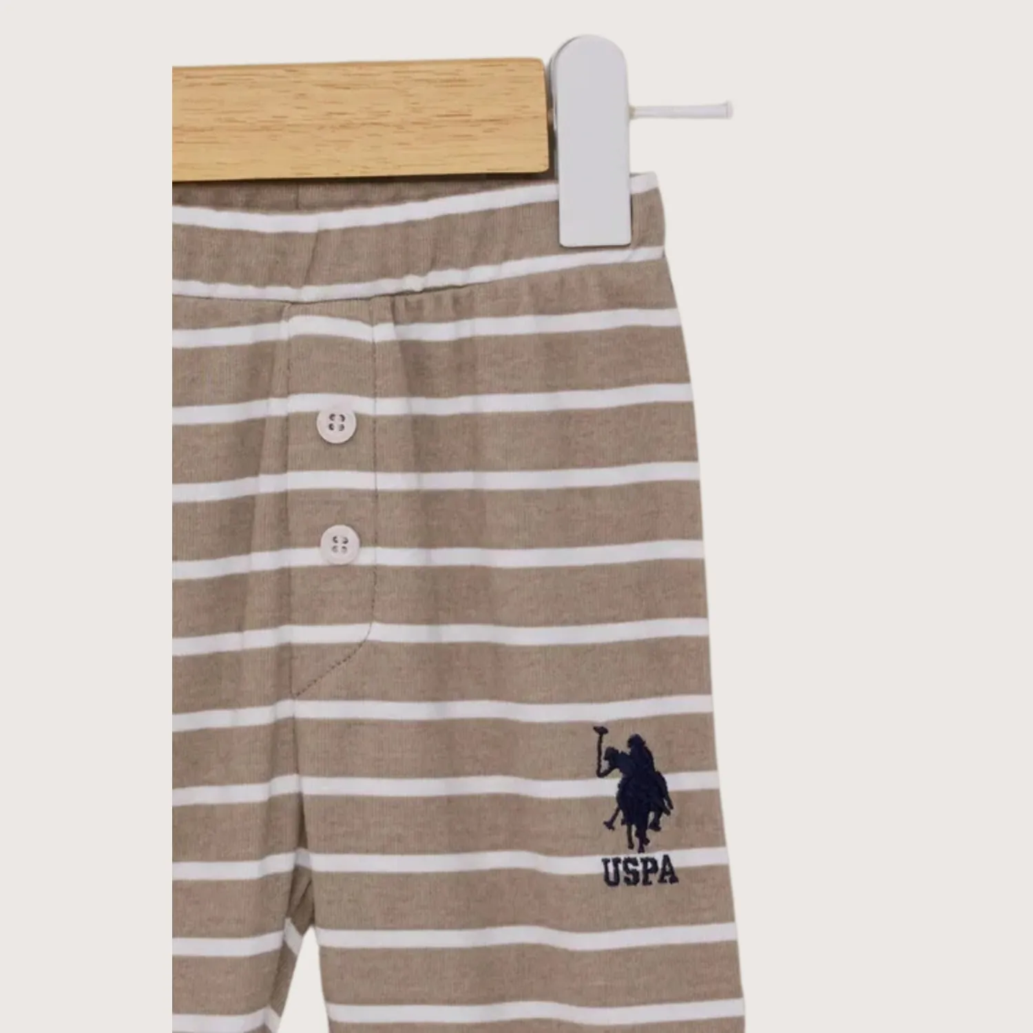 U.S. Polo 2li Takım Krem