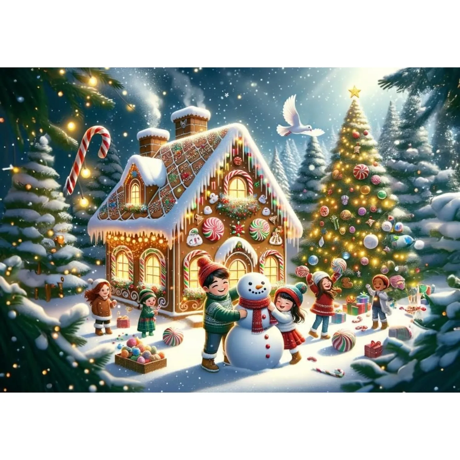 Art Çocuk Mutlu Yılbaşı 200 Parça Puzzle