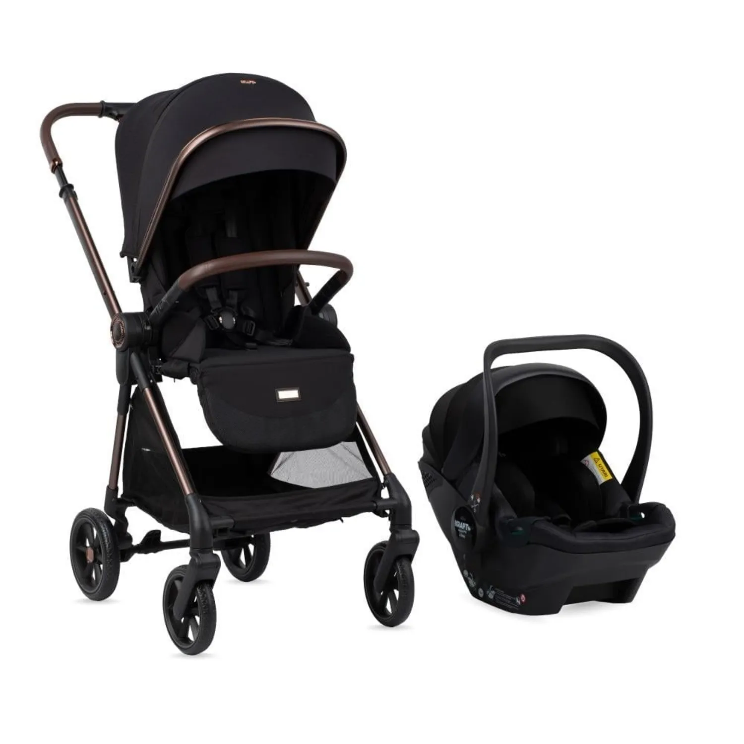 Kraft Focus Pr Travel Sistem Bebek Arabası Black