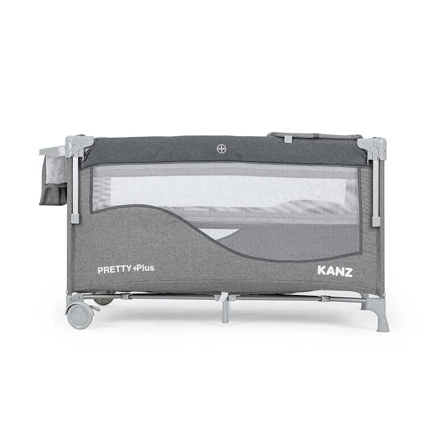 Kanz Pretty Plus Yatak Hediyeli Anne Yanı Oyun Parkı 70x120 cm Füme