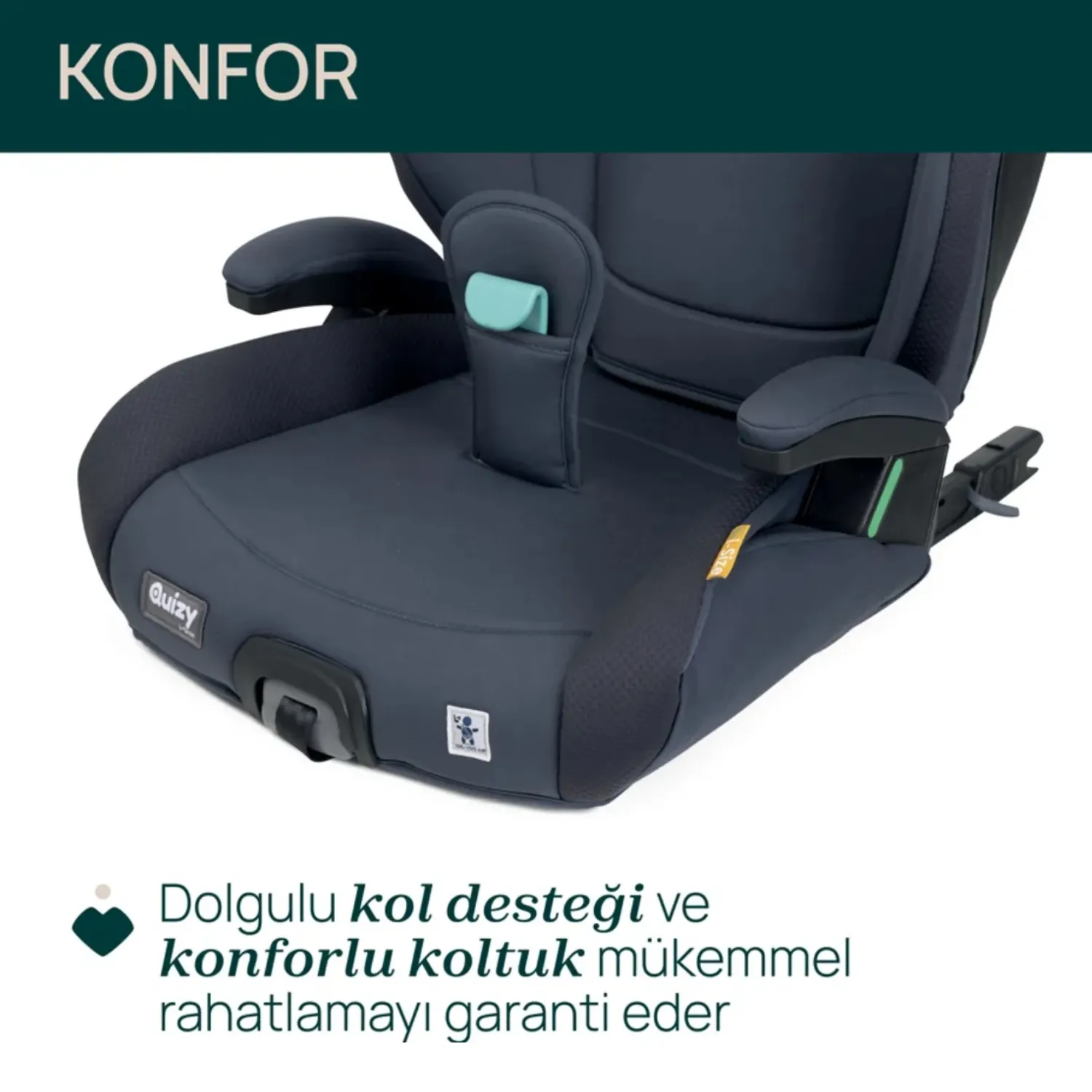 Chicco Quizy I-Size Oto Koltuğu 15-36 Kg India Ink