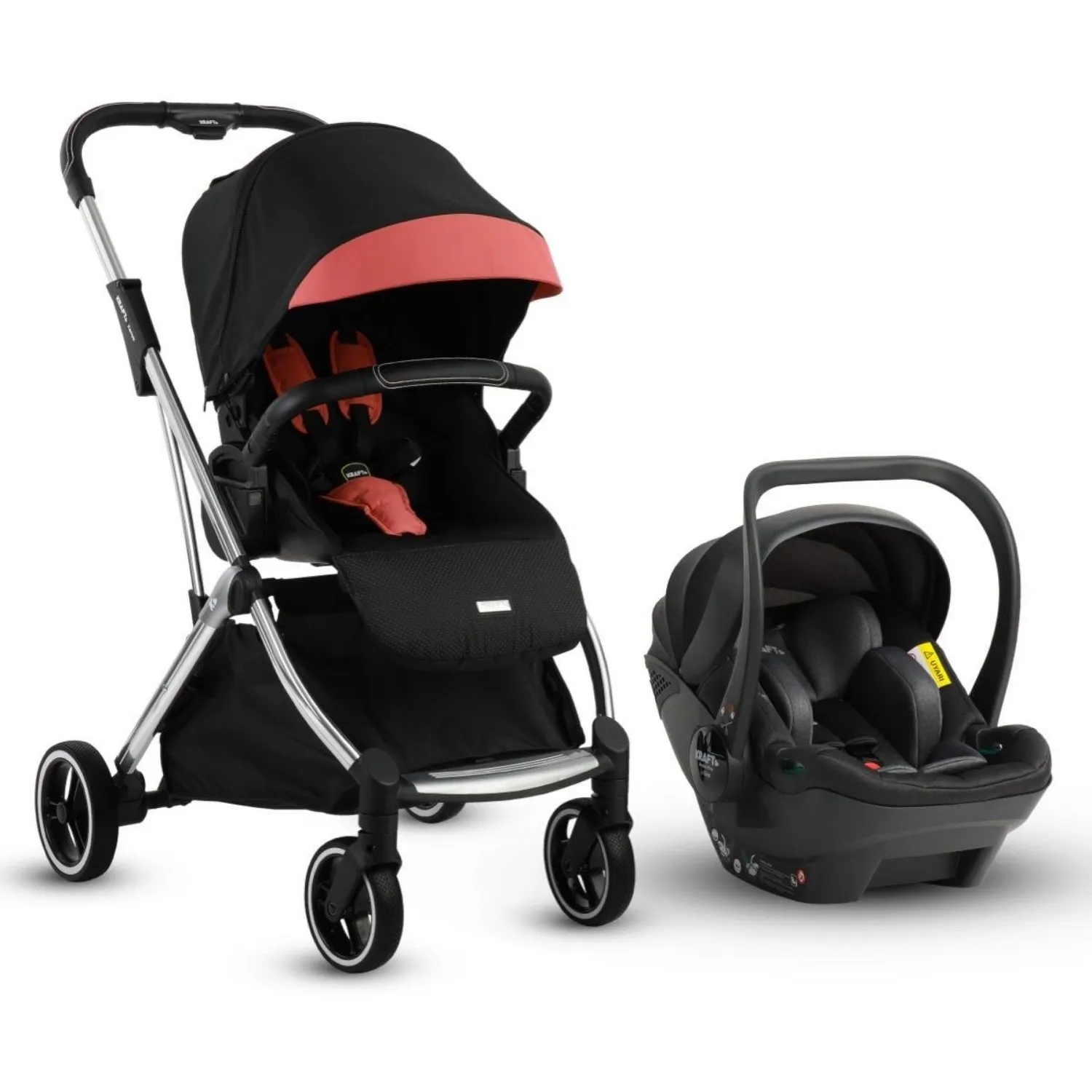 Kraft Kenya I-Size Travel Sistem Bebek Arabası Grey