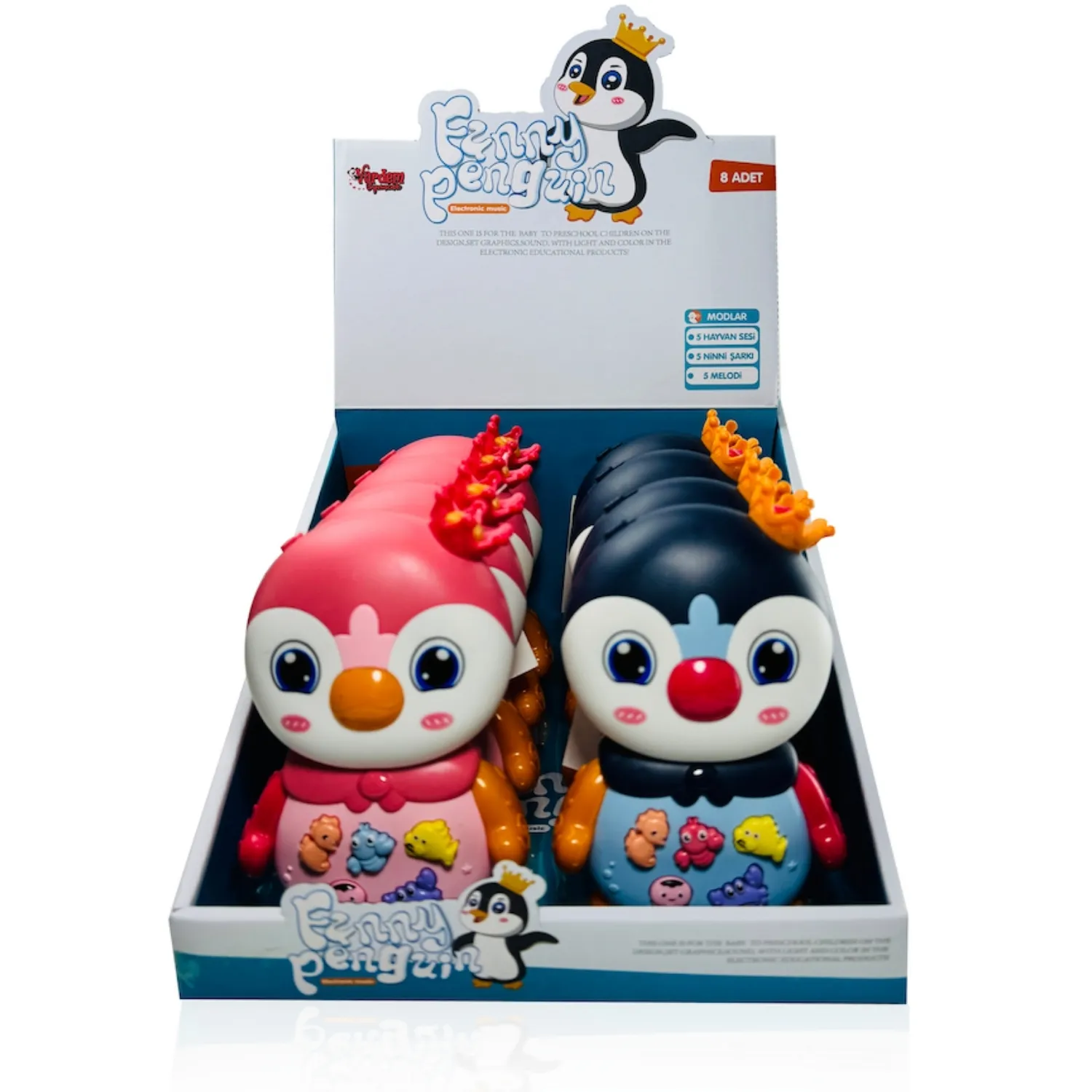 Vardem Işıklı ve Müzikli Penguen Bebek Piyanosu