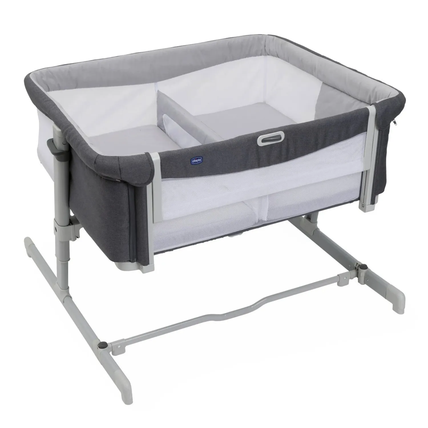 Chicco Next2Me Twin İkiz Anne Yanı Beşik Magnet Grey