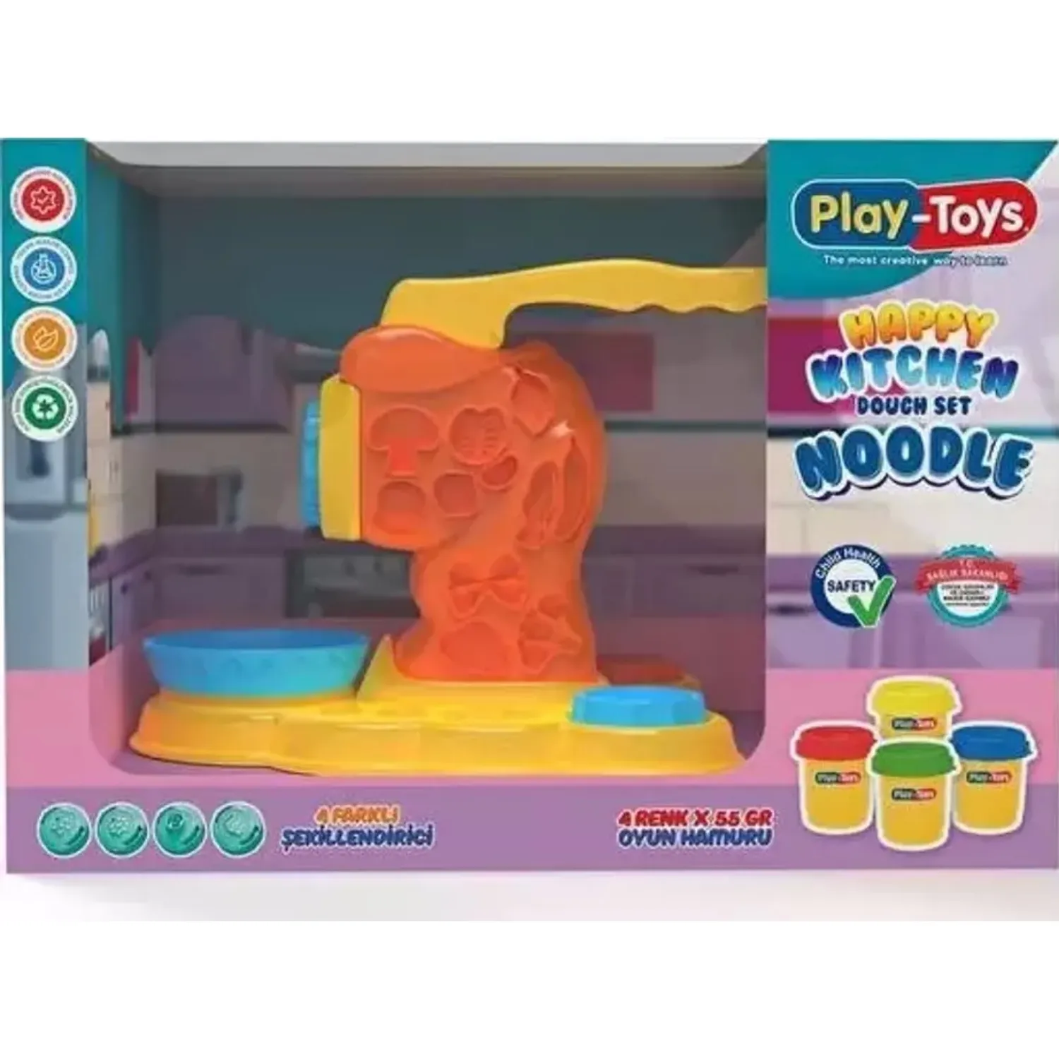 Playtoys Happy Kitchen Noodle Dough Set