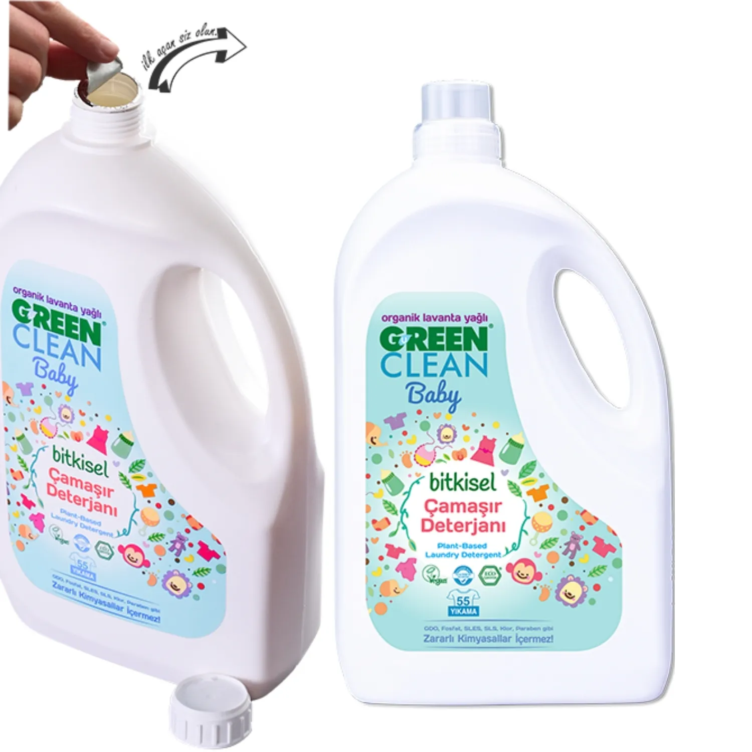 U Green Clean Baby Sıvı Çamaşır Deterjanı 2750 ml