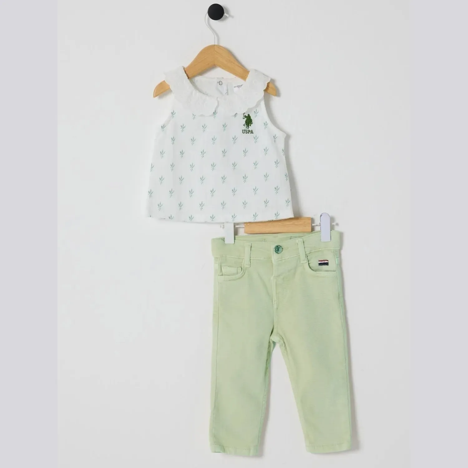 U.S. Polo 2li Takım T-Shirt Beyaz