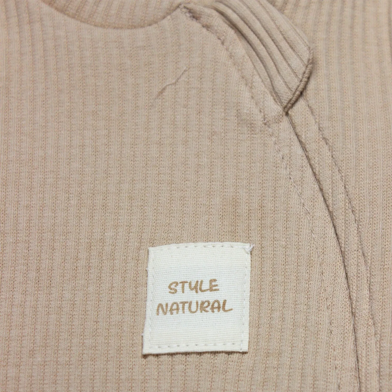 Bistyle Tulum Fermuarlı Style Natural Bej
